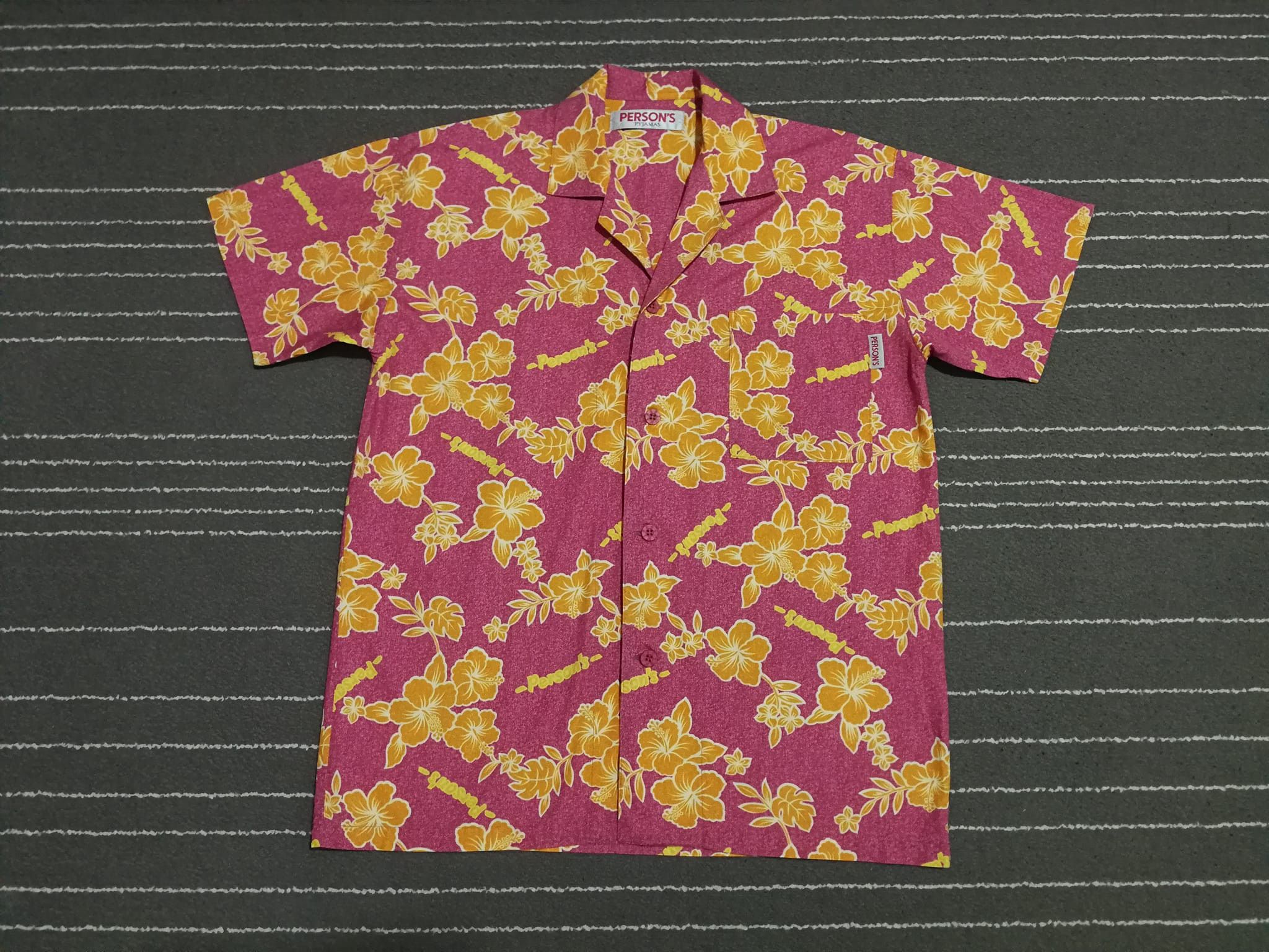 PERSONS fullprint hawaii shirt M 1793