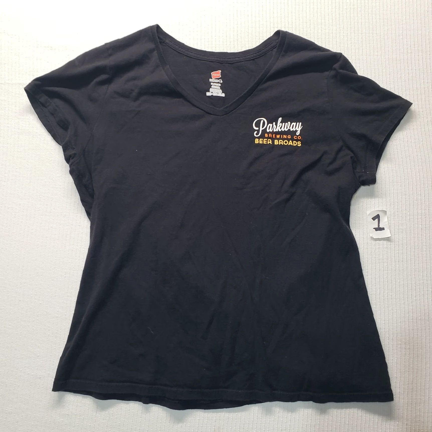 CO Parkway Brewing Co Beer Broads Black Short Sleeve Adult Women's XL Shirt Size 40" / US 18 - 3 Thumbnail