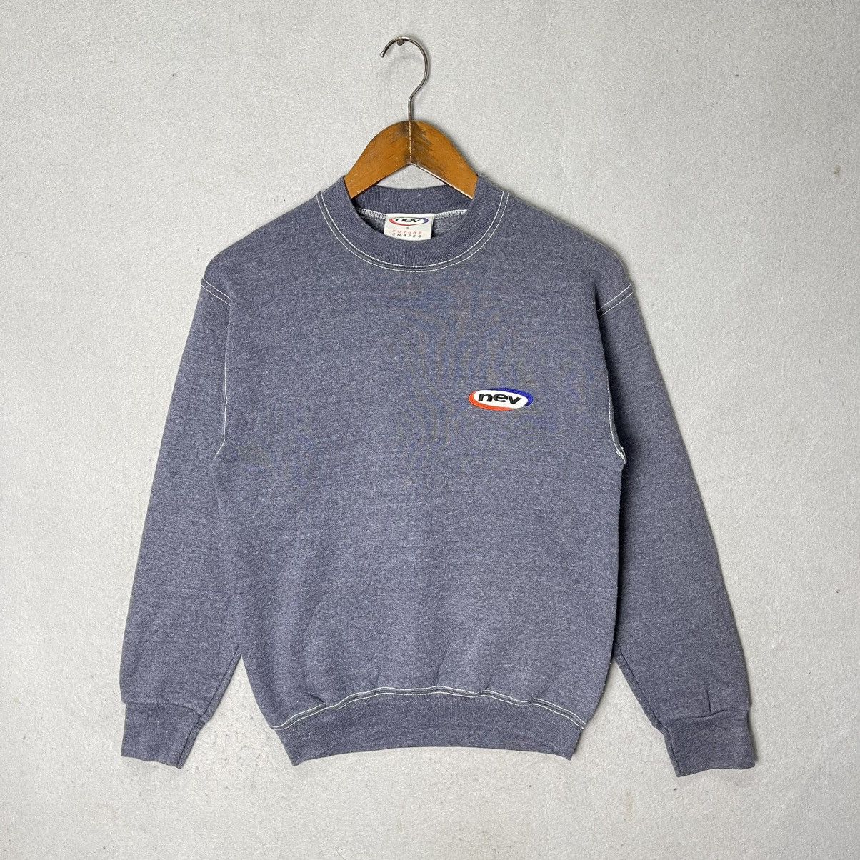 Vintage Vintage NEV “Future Shapes” Sweatshirt Made USA Size US S / EU 44-46 / 1 - 1 Thumbnail
