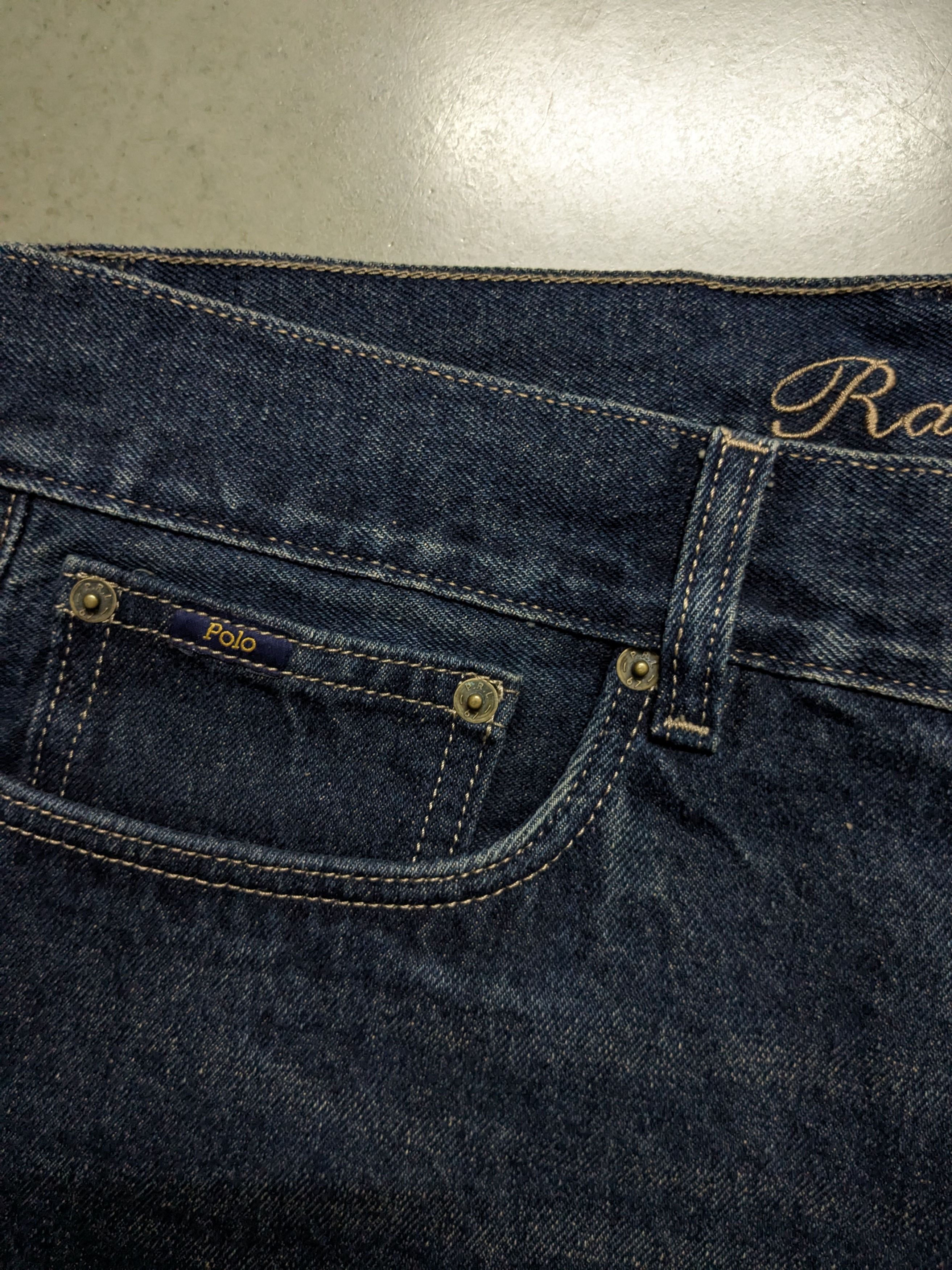 Polo Ralph Lauren × Ralph Lauren POLO RALPH LAUREN EMBROIDERED BEAR DENIM Size US 36 / EU 52 - 5 Thumbnail