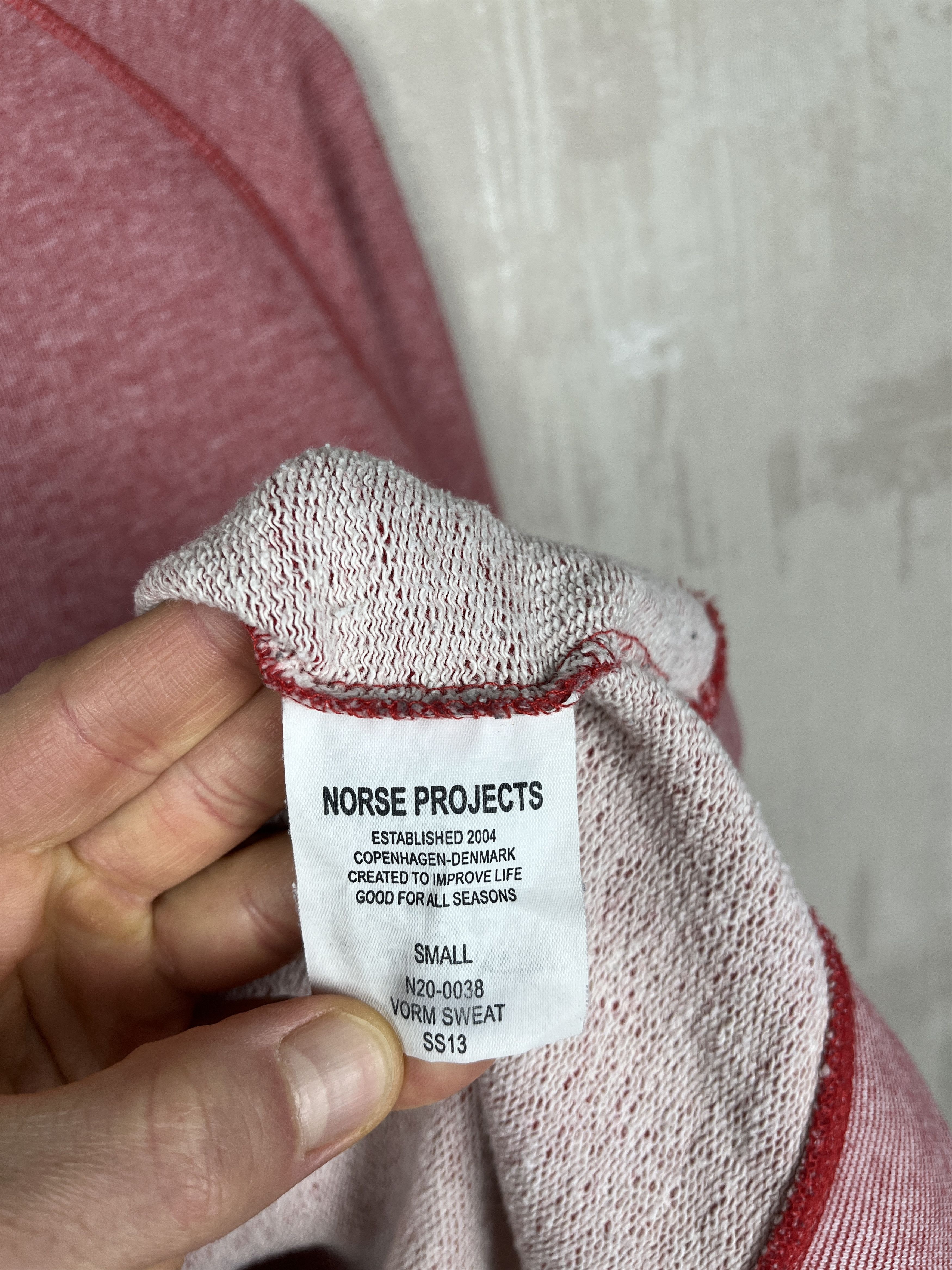 Norse Projects Norse Projects Vorm Sweat SS13 Sweatshirt Crew Neck Size US S / EU 44-46 / 1 - 9 Thumbnail