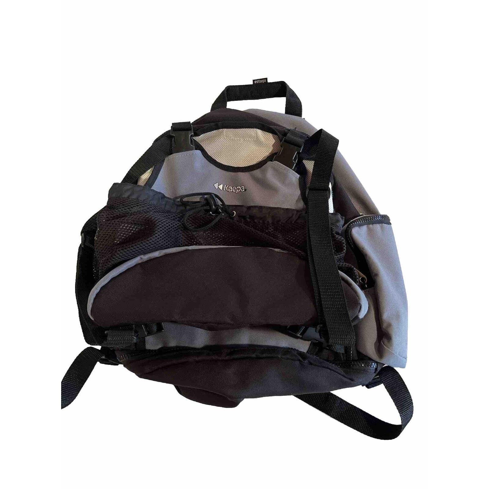 Kappa Kaepa Universal Backpack Gray Black Hiking School Bag Size ONE SIZE - 1 Thumbnail