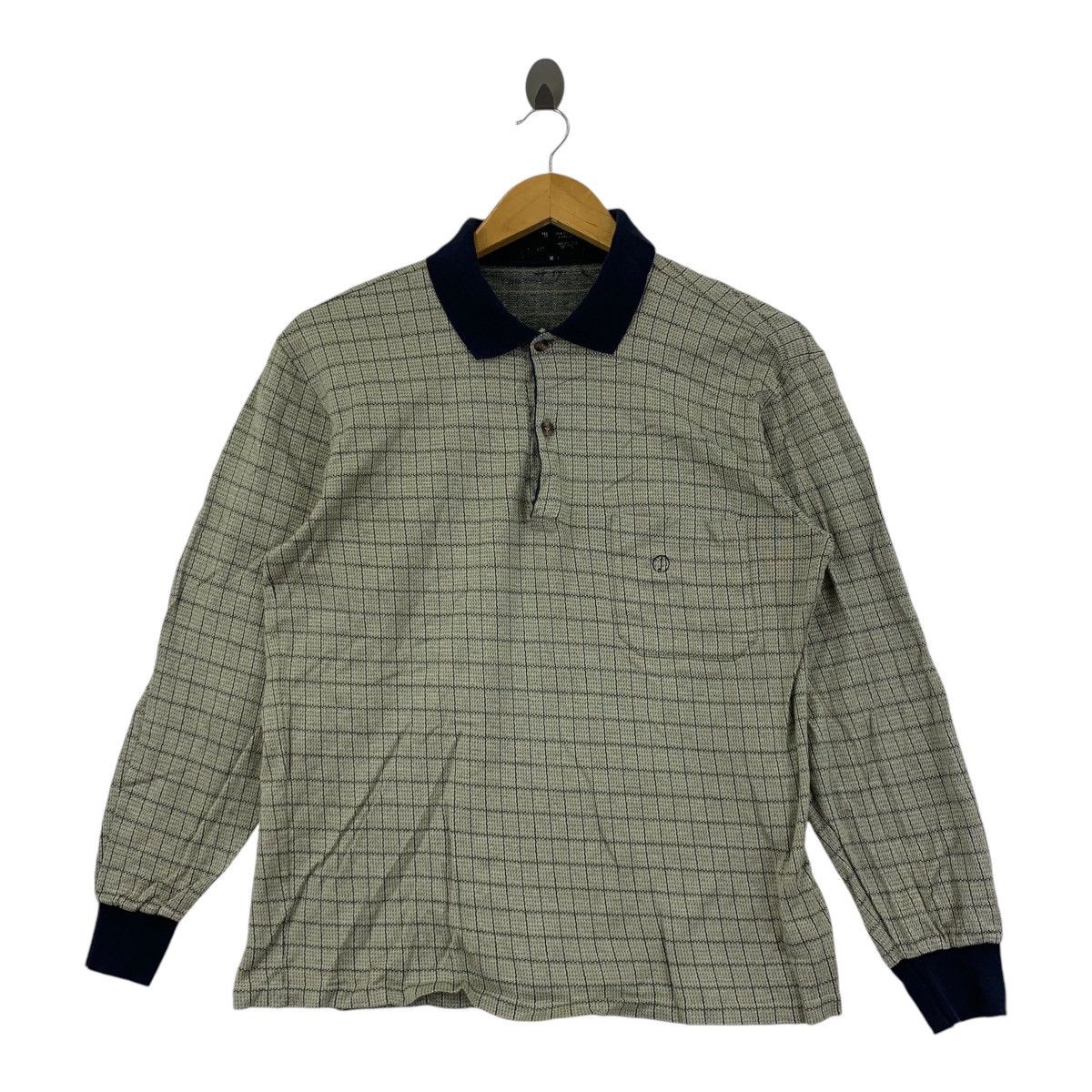 Vintage Vintage 90’ DUNHILL LONDON Made In Italy Polo Tee Shirt Size US M / EU 48-50 / 2 - 1 Thumbnail