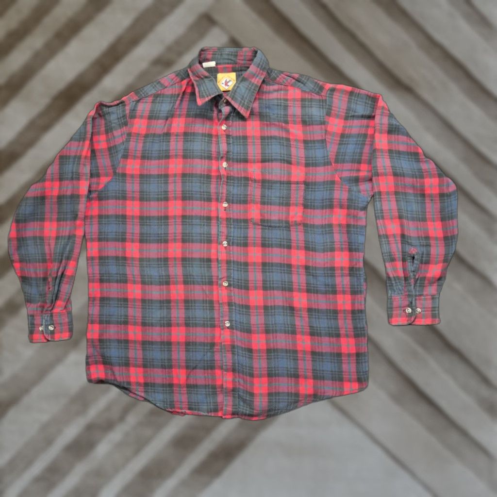 Vintage VINTAGE Raintree Country Flannel Shirt Mens L Red Plaid Button Up 80s Size US L / EU 52-54 / 3 - 1 Thumbnail