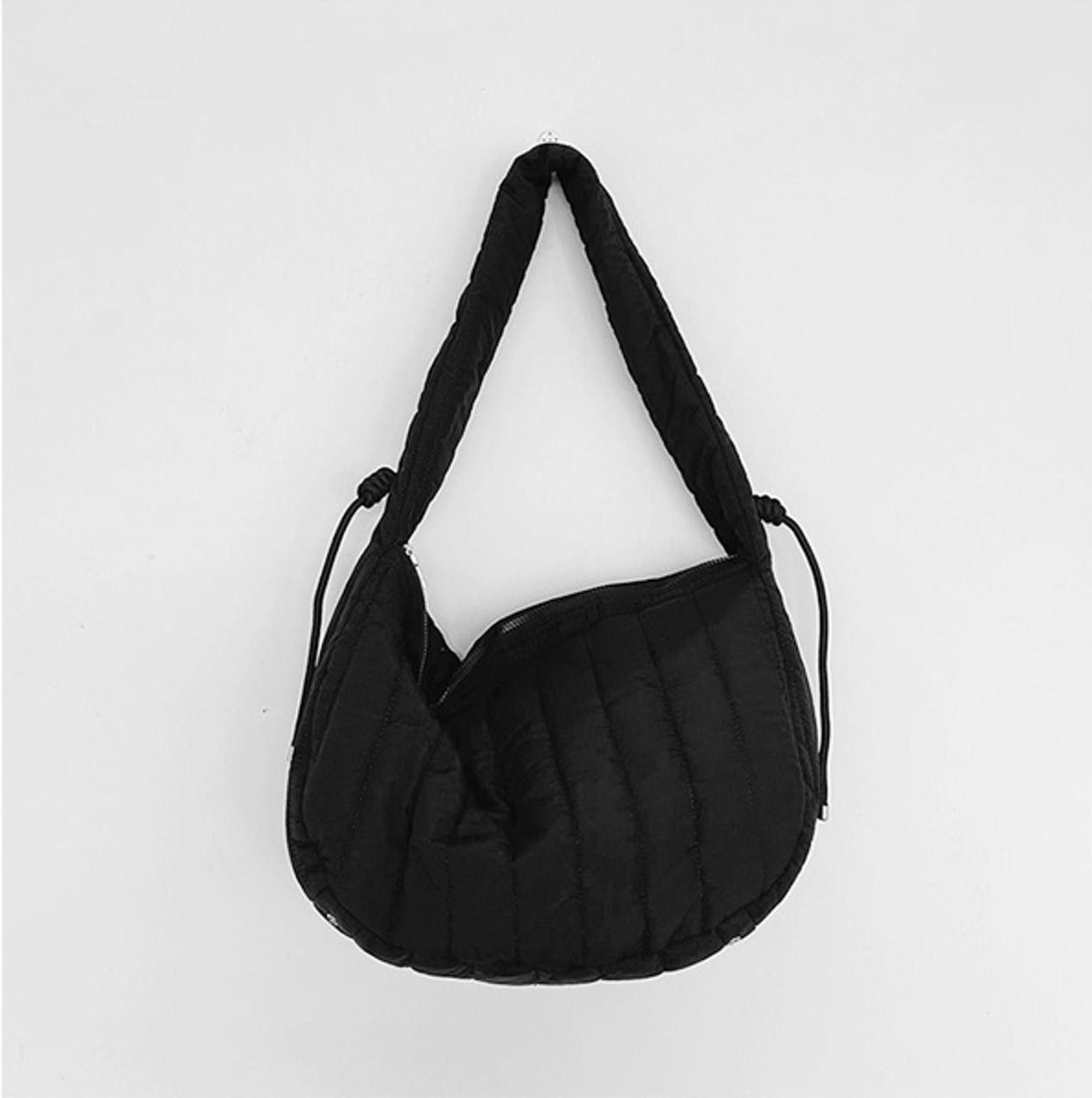 Other Stylish Black Quilted Sling Bag Size ONE SIZE - 5 Thumbnail