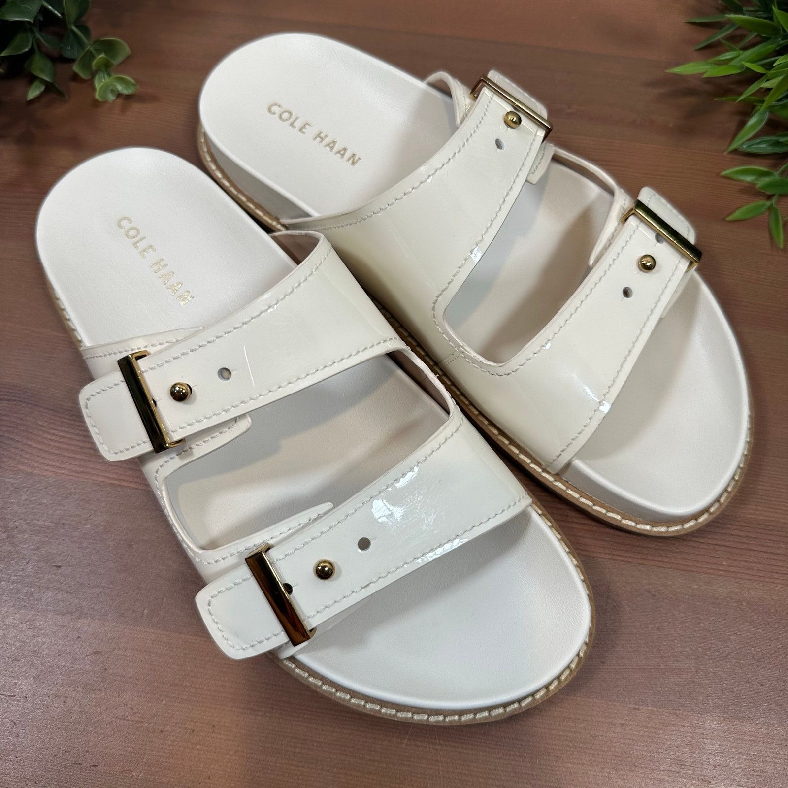 Cole Haan Cole Haan Women's Marisol Footbed Sandals White Size 7 Size US 7 / IT 37 - 1 Thumbnail