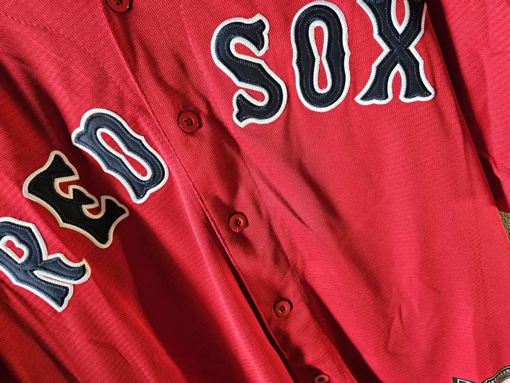 MLB Boston Red Sox #34 Ortiz Jersey Red Size US XL / EU 56 / 4 - 3 Thumbnail