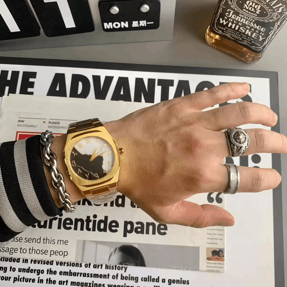 Vintage Minimalist Square Watch Size ONE SIZE - 4 Thumbnail