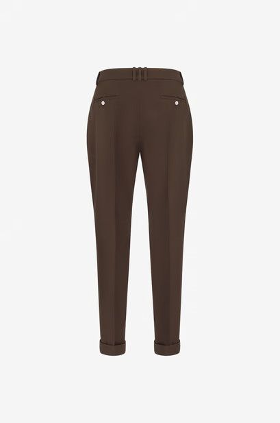 Balmain o1y0426 Casual Pant in Dark Brown Size US 30 / EU 46 - 2 Thumbnail