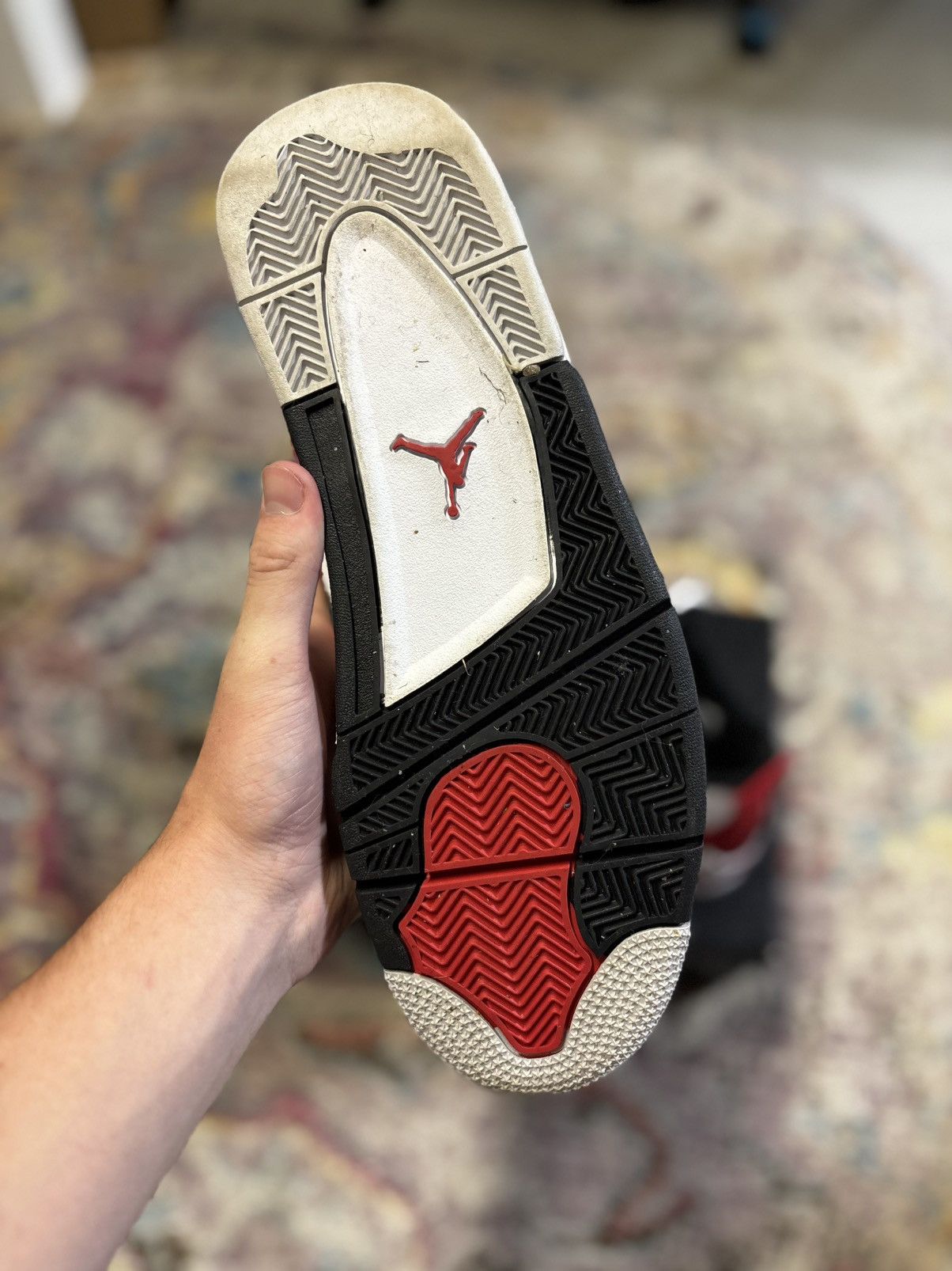 Jordan Brand Jordan 4 Red Cement Size US 12.5 / EU 45-46 - 6 Thumbnail
