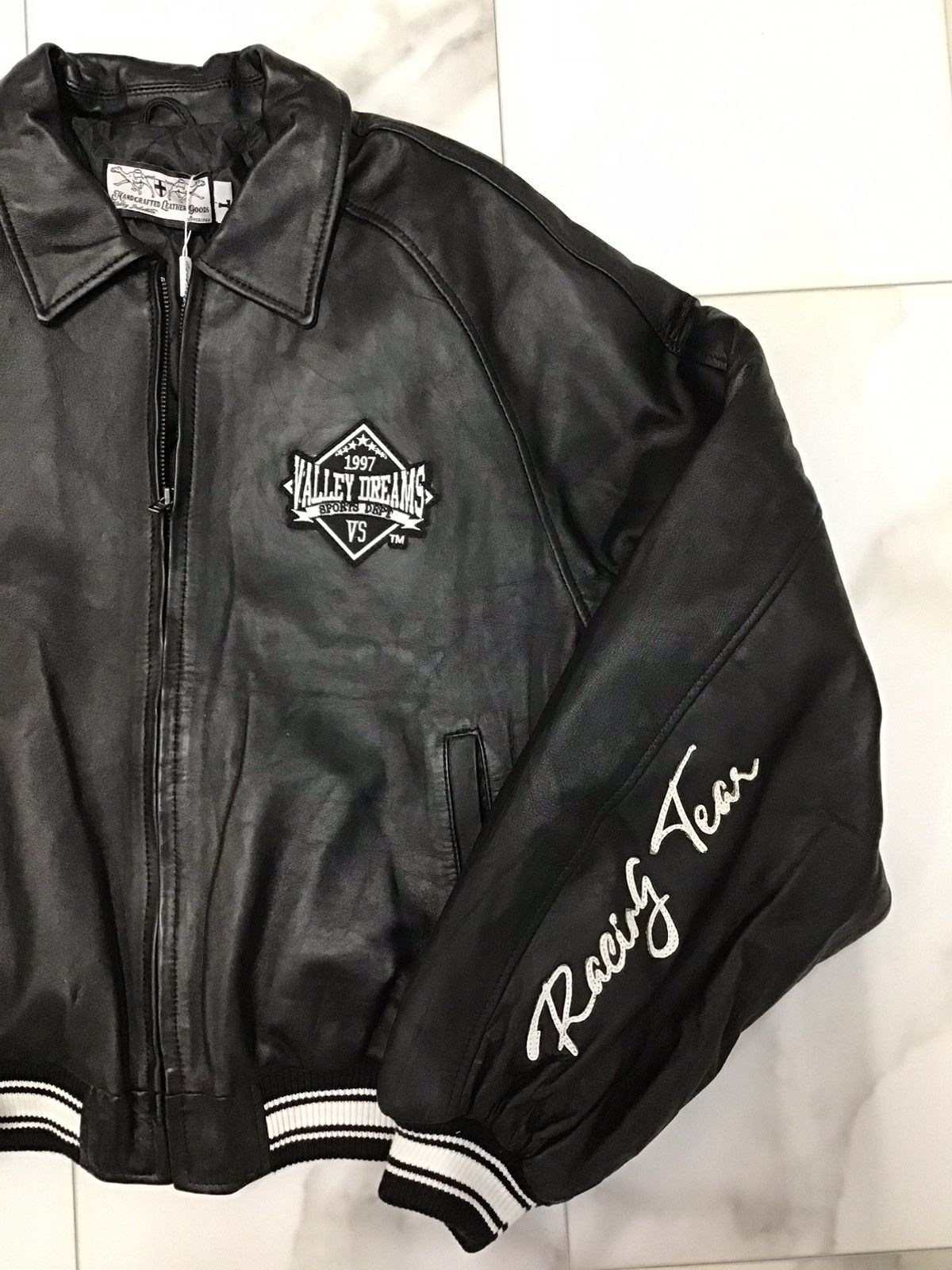 Vale Vale Forever LEATHER COACH JACKET BLACK Size US XL / EU 56 / 4 - 2 Thumbnail
