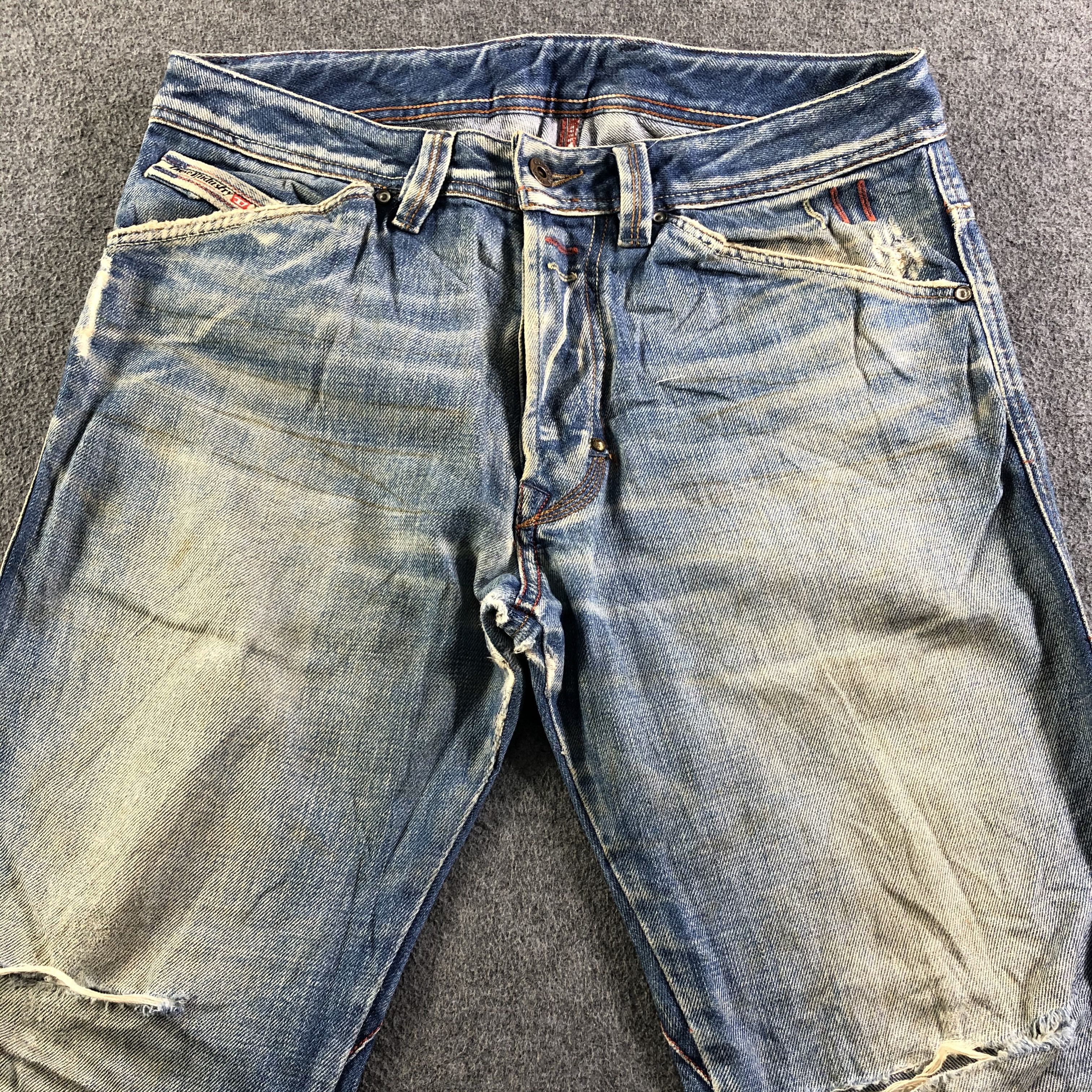 Diesel Vintage Blue Wash Diesel Industry Jeans-J3997 Size US 34 / EU 50 - 3 Thumbnail