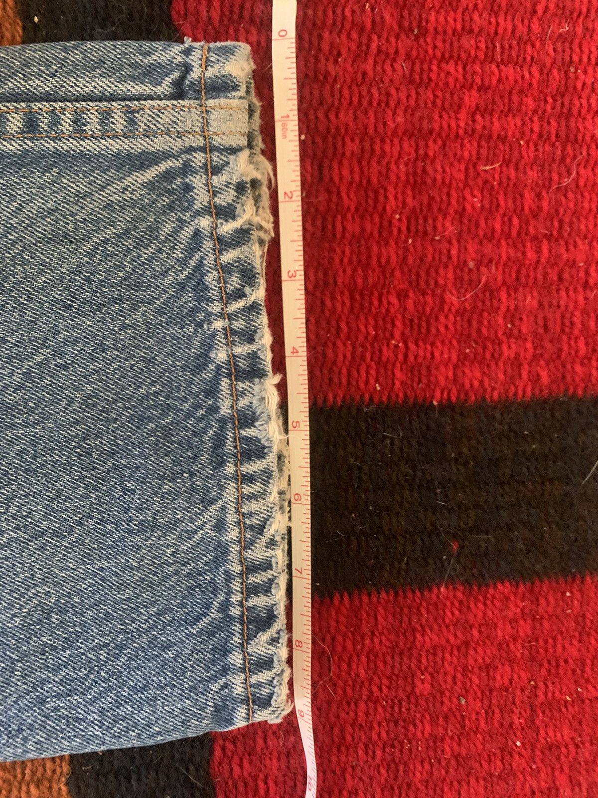 Levi's Vintage 80s Levi’s 517 patchwork denim Size US 29 - 9 Thumbnail