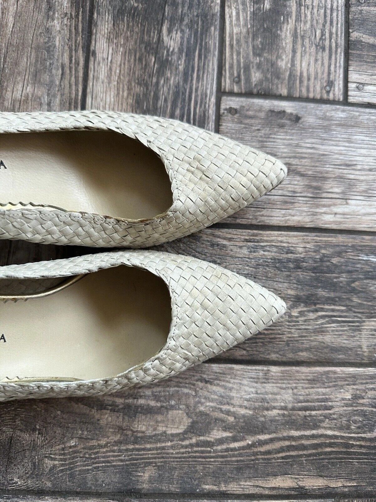Pons Quintana Pons Quintana Summer Braided Heels Leather Shoes Size US 7.5 / IT 37.5 - 6 Thumbnail