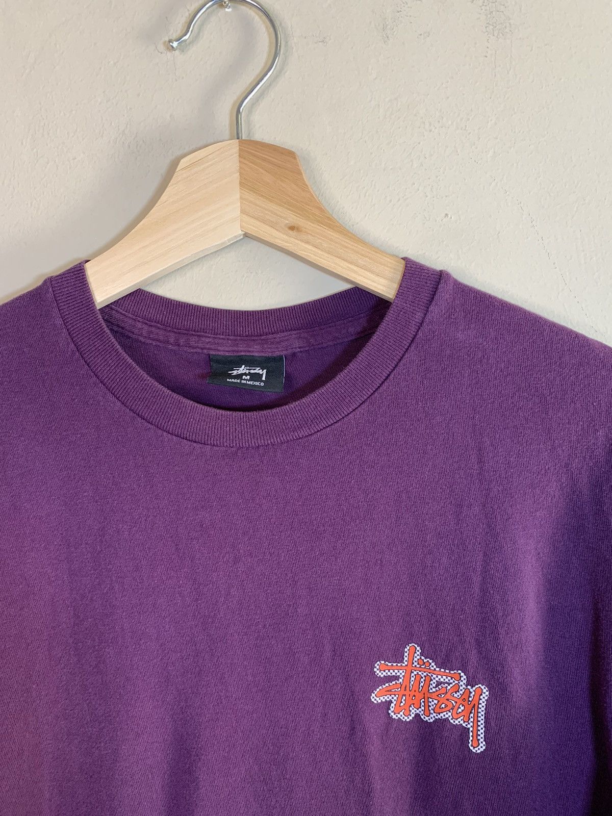 Designer × Stussy × Vintage *RARE* Stussy Checkerboard Logo T-Shirt - Medium Size US M / EU 48-50 / 2 - 5 Thumbnail