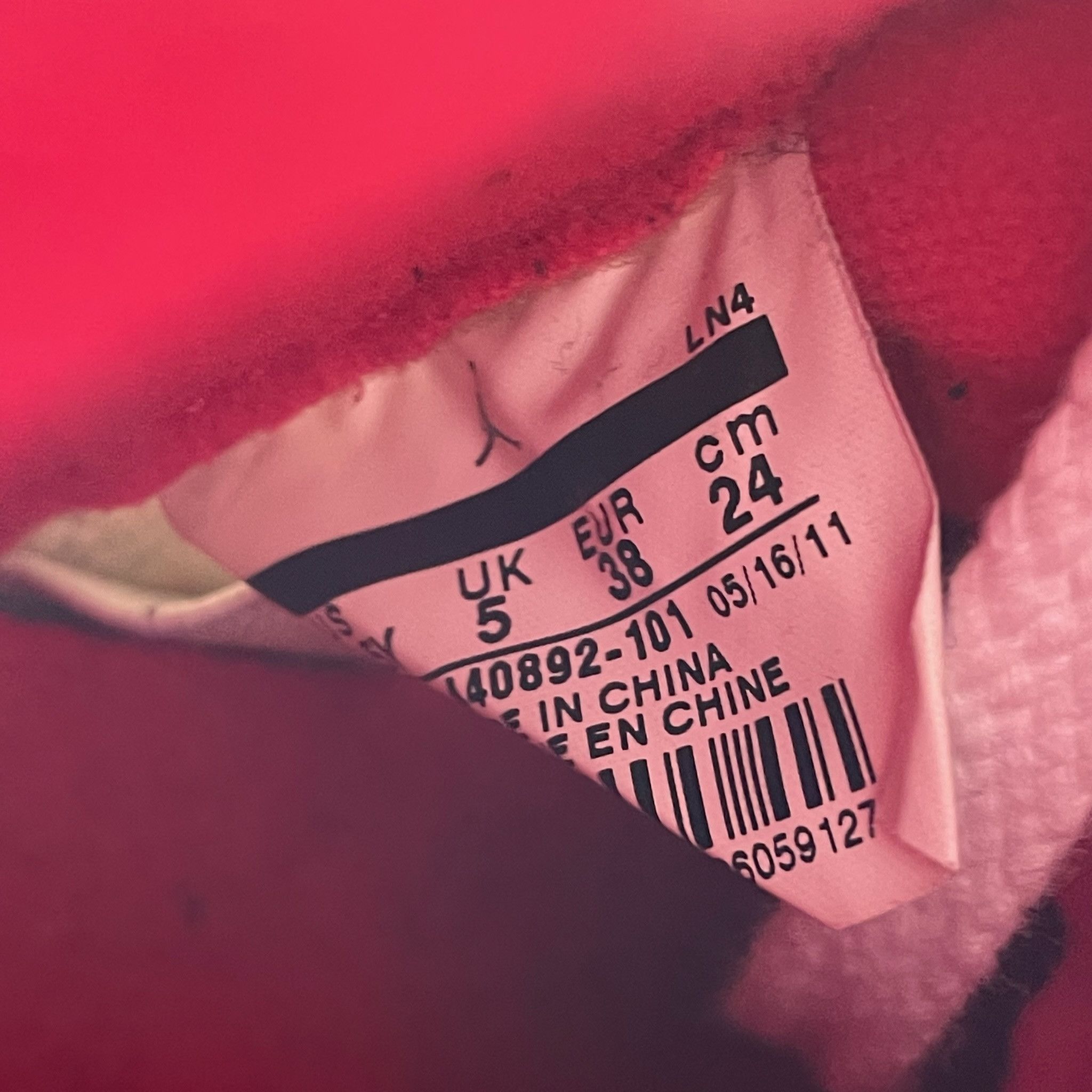 Jordan Brand × Nike Nike Air Jordan V 5 Scarlet Red Retro Size US 7 / IT 37 - 7 Thumbnail