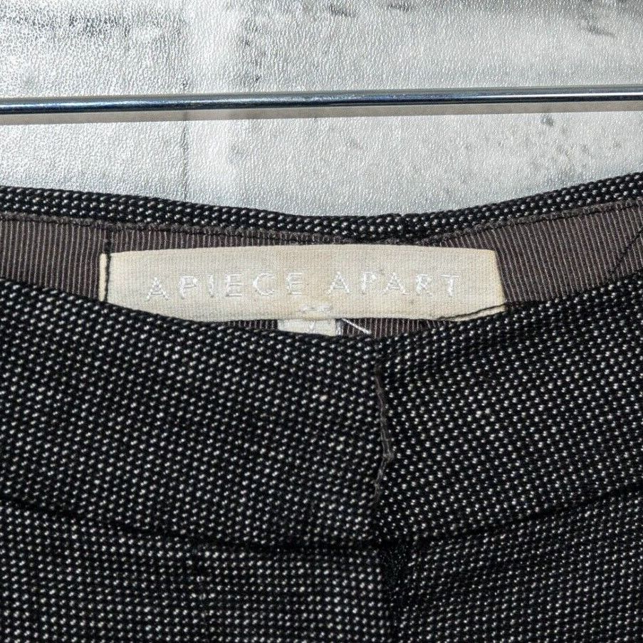 Apiece Apart APIECE APART High-Rise Crop slim Trouser Pant Charcoal Size 27" / US 4 / IT 40 - 2 Thumbnail