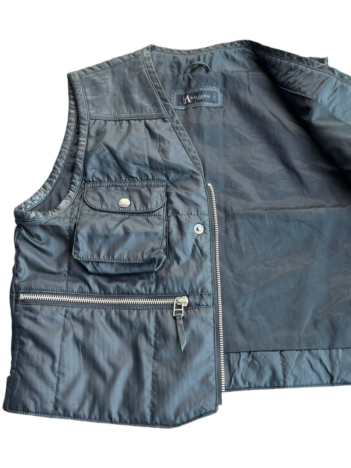 Other 🔥DOPE!!! AC Aujard Tactical Cargo Leather Pocket Strap Vest Size US S / EU 44-46 / 1 - 8 Thumbnail