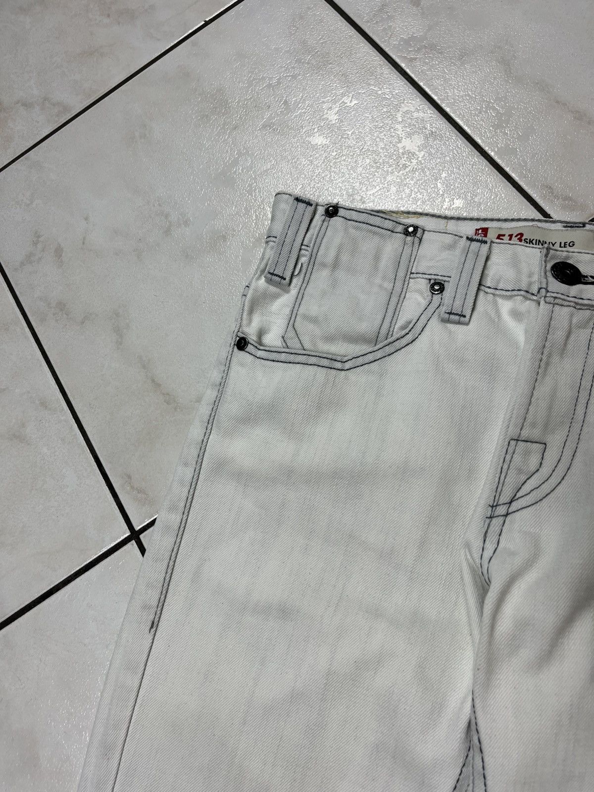 Designer × Levi's × Vintage Vintage Levi’s 513 skinny leg zip pockets denim jeans pants Size US 30 / EU 46 - 7 Thumbnail
