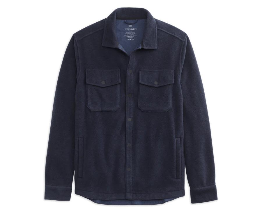 Mack Weldon Merino Fleece Shirt Jacket