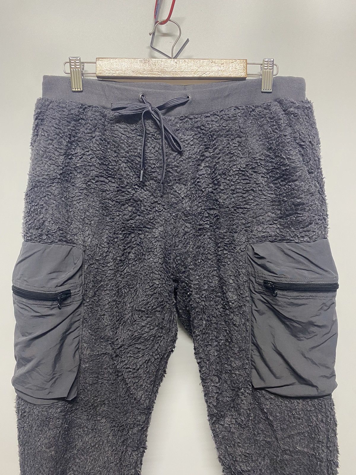 Japanese Brand Find Out Jogger Multi Pocket Cargo Outdoor Sherpa Fleece Size US 32 / EU 48 - 3 Thumbnail