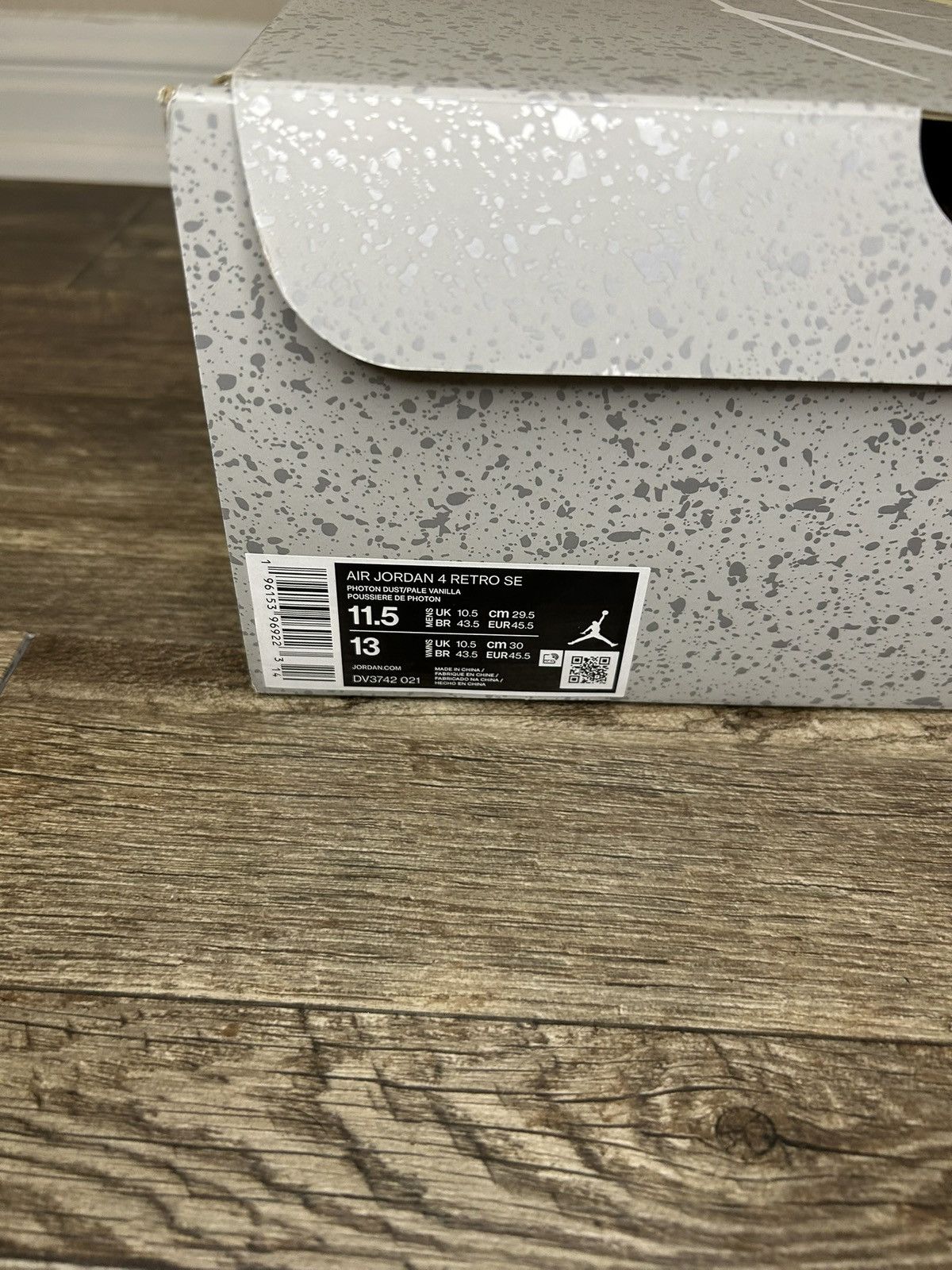 Jordan Brand Jordan 4 Retro SE Craft ‘Photon Dust’ Size US 11.5 / EU 44-45 - 7 Thumbnail