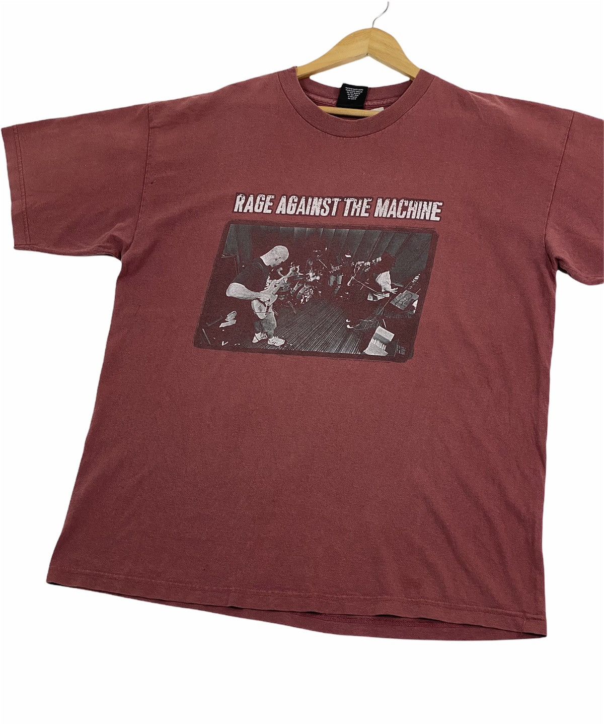 Band Tees × Vintage vintage band tees RACE AGAINST THE MACHINE 90s Size US L / EU 52-54 / 3 - 4 Thumbnail