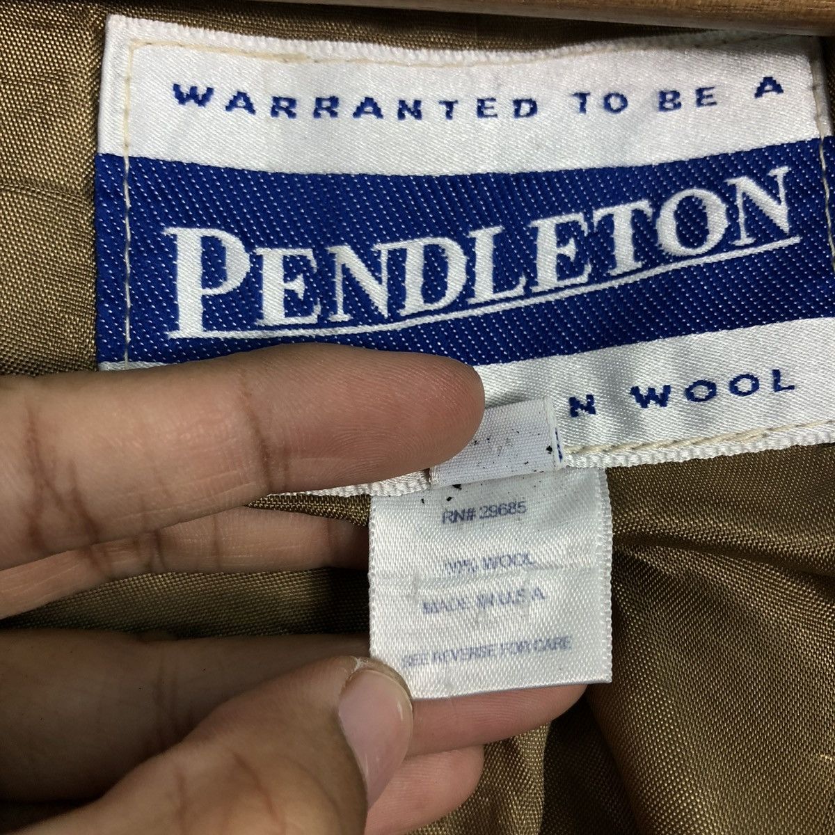 Pendleton 🔥VINTAGE LONG JACKET WOOL PENDLETON DOUBLE BREAST Size US S / EU 44-46 / 1 - 18 Thumbnail