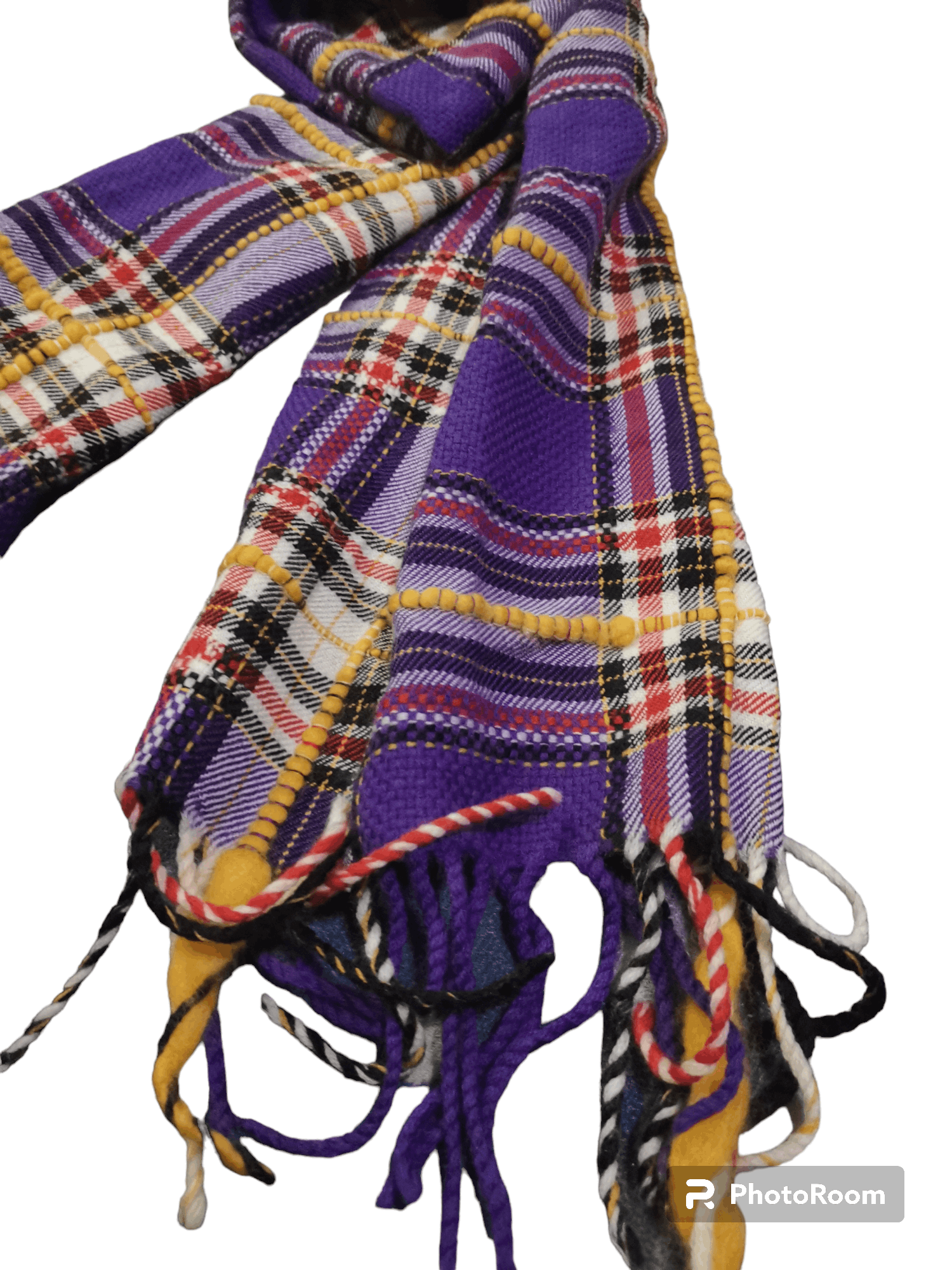Designer × Vintage × Vivienne Westwood 💎Vtg Vivienne Westwood Wool Scarf / Muffler Gold Label Size ONE SIZE - 5 Thumbnail