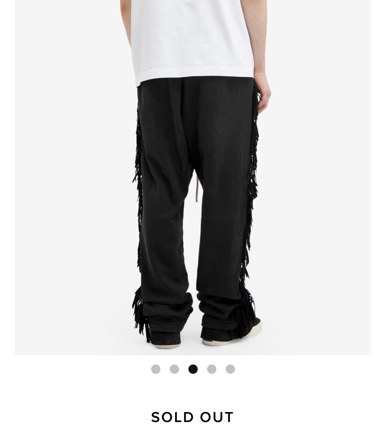 Fear of God Fear of God 8th collection fringe sweatpants Size US 34 / EU 50 - 4 Thumbnail