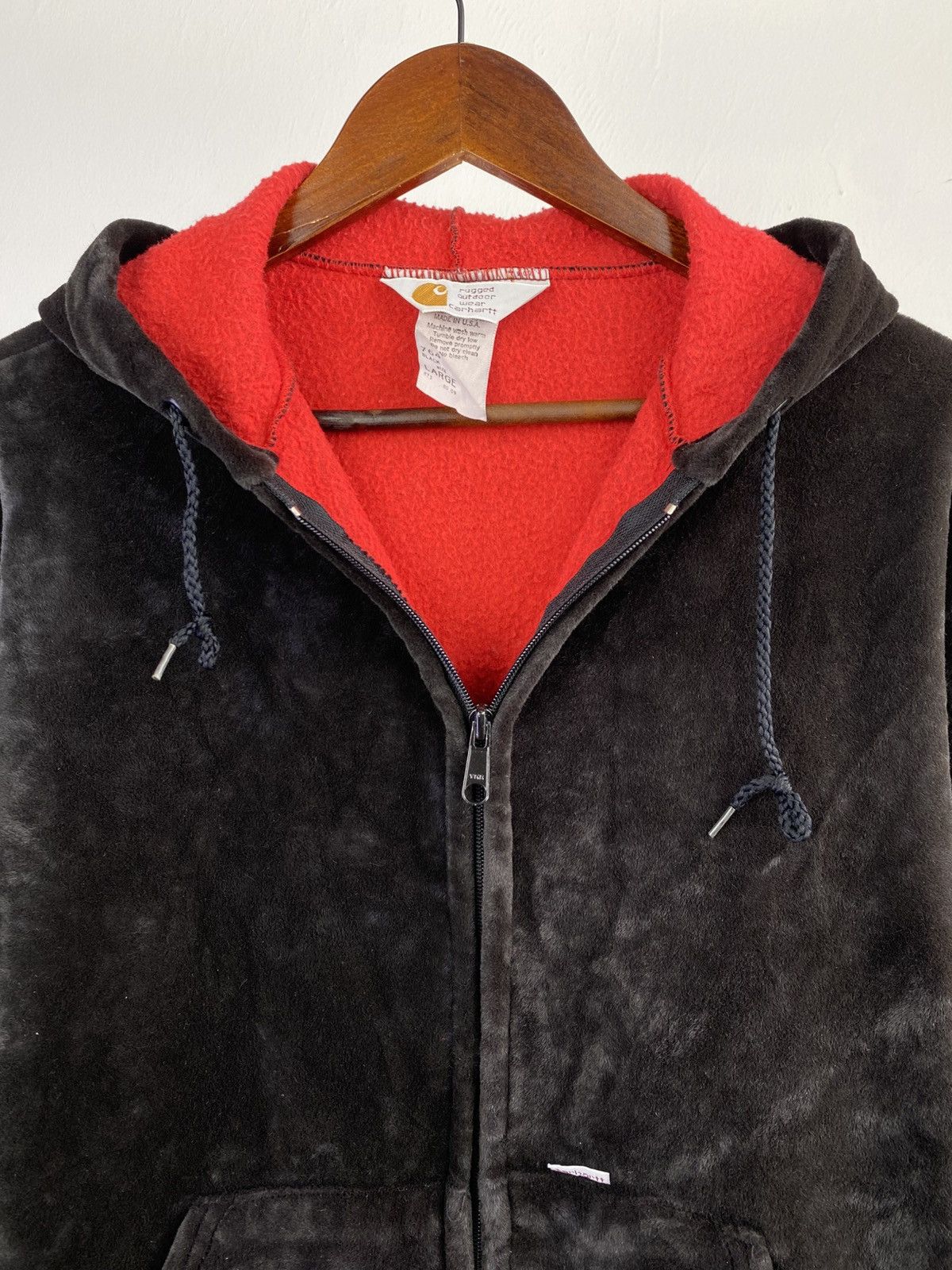 Carhartt Vintage Carhartt Made in USA Fleece Lined Zip Hoodie L Size US L / EU 52-54 / 3 - 11 Thumbnail
