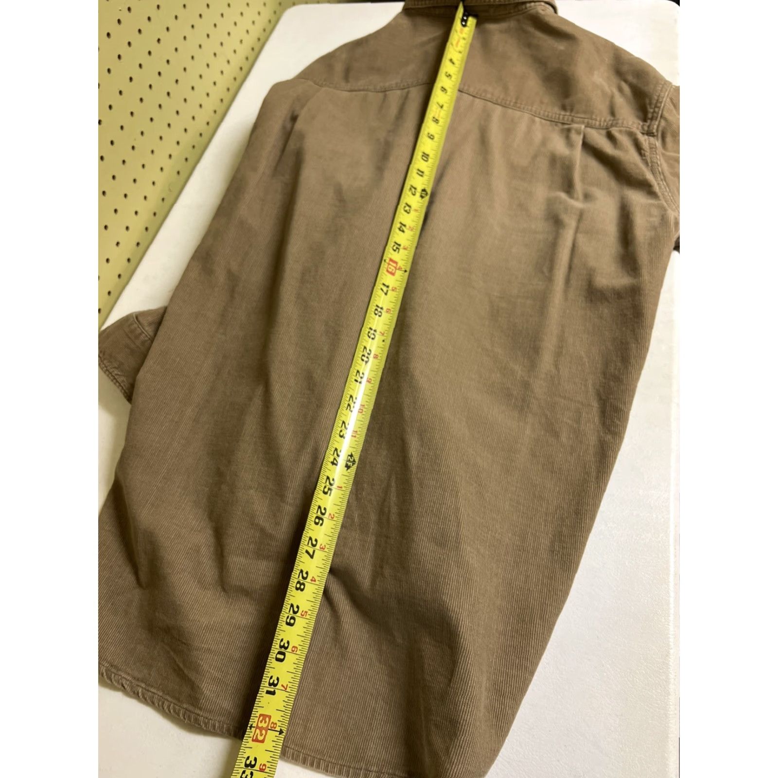 KAVU KAVU Mens Corduroy Button-Up Shirt XL Long Sleeve Tan Brown Casual Surf Skate Classic Size US XL / EU 56 / 4 - 7 Thumbnail