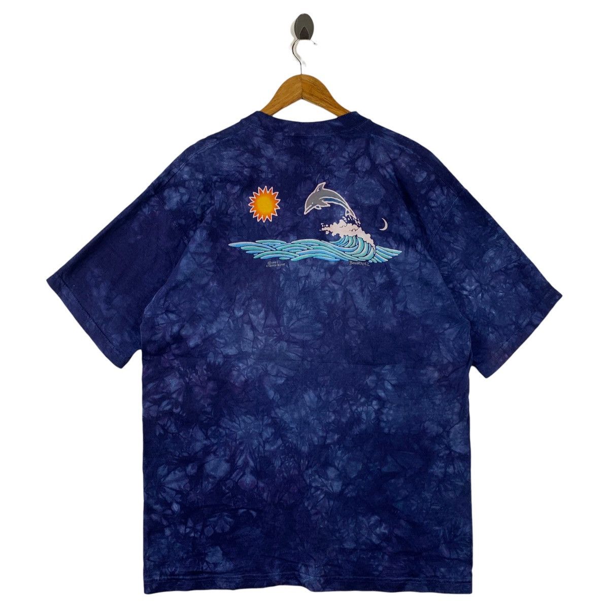 Liquid Blue Vintage 90s LIQUID BLUE Ian bohorquez dolphin tye dey tee Size US XL / EU 56 / 4 - 4 Thumbnail