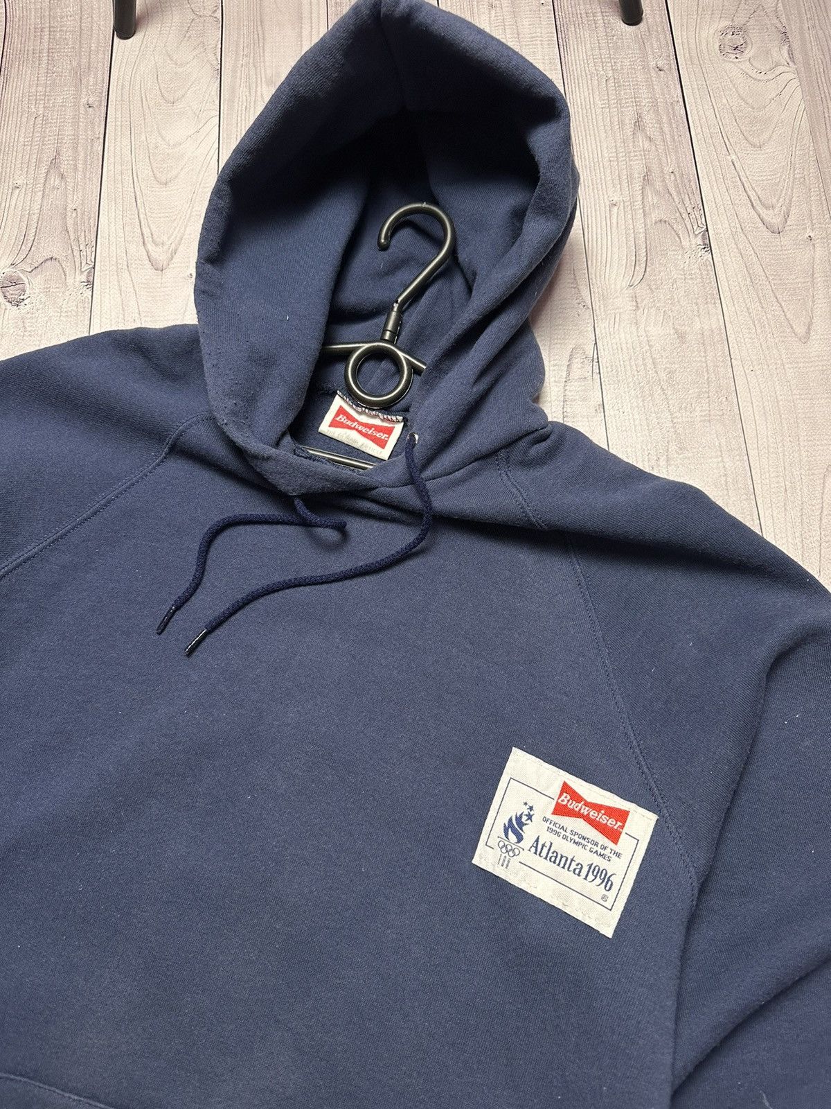 USA Olympics × Vintage Vintage Atlanta 1996 Olympic Games Hoodie Budweiser rare L Size US L / EU 52-54 / 3 - 5 Thumbnail