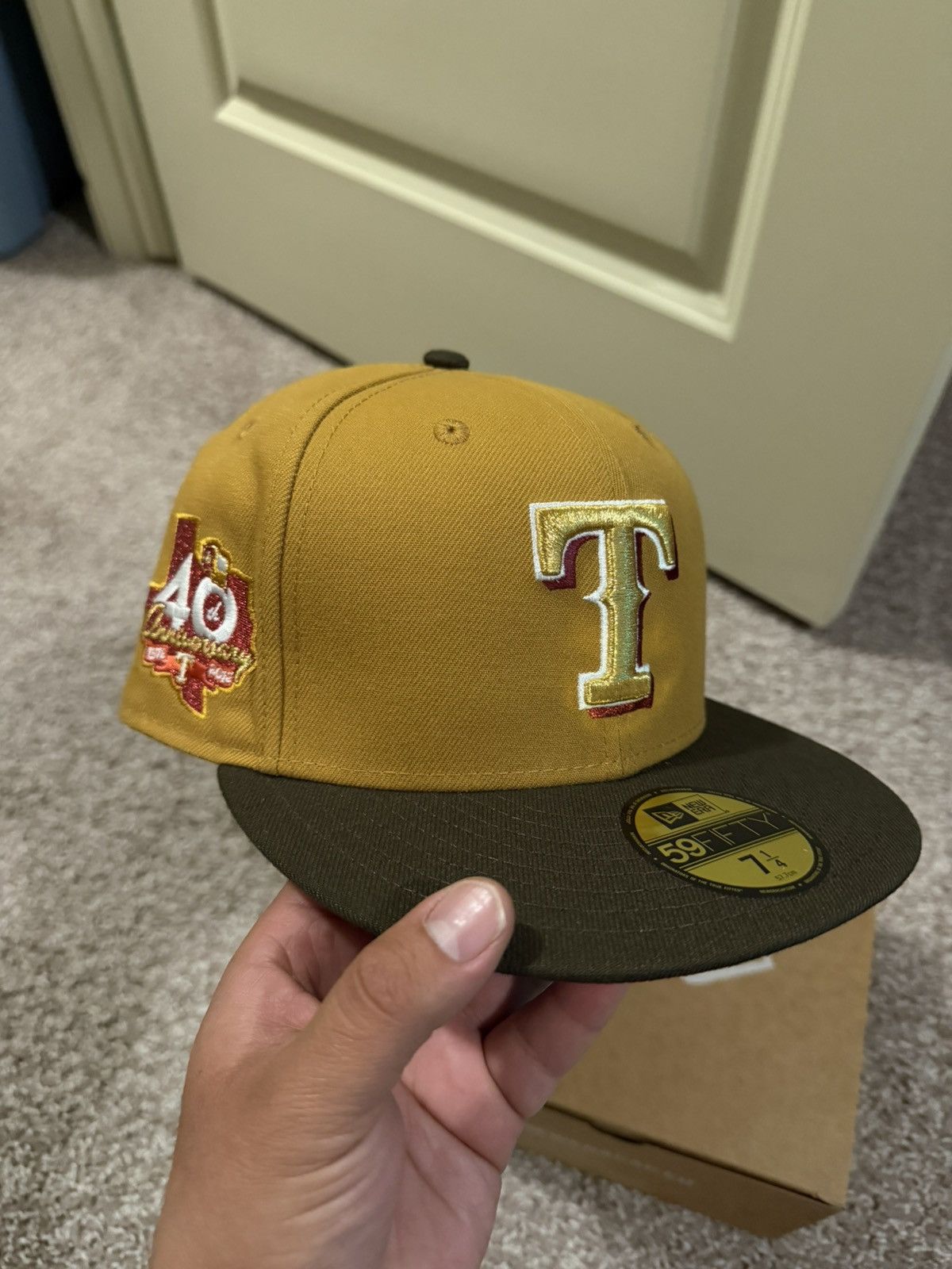 New Era 7 1/4 New Era Fitted Texas Rangers 40th Anniversary Size ONE SIZE - 1 Thumbnail
