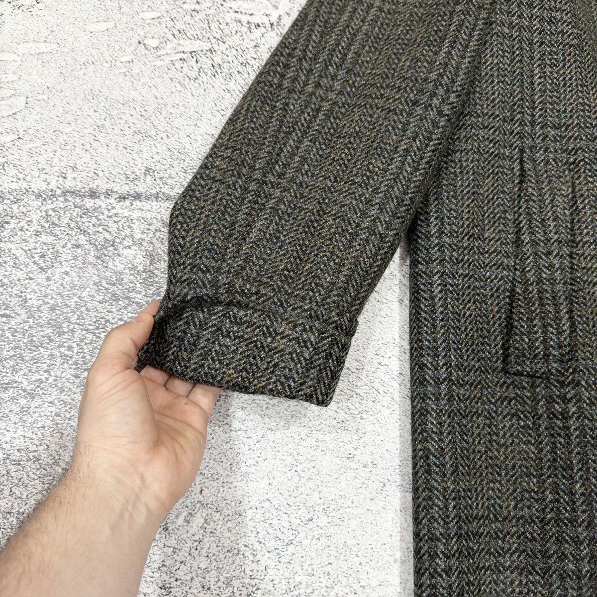 Handmade × Vintage Vintage Tailored Pure New Wool Coat Size M-L (50) Size US M / EU 48-50 / 2 - 4 Thumbnail