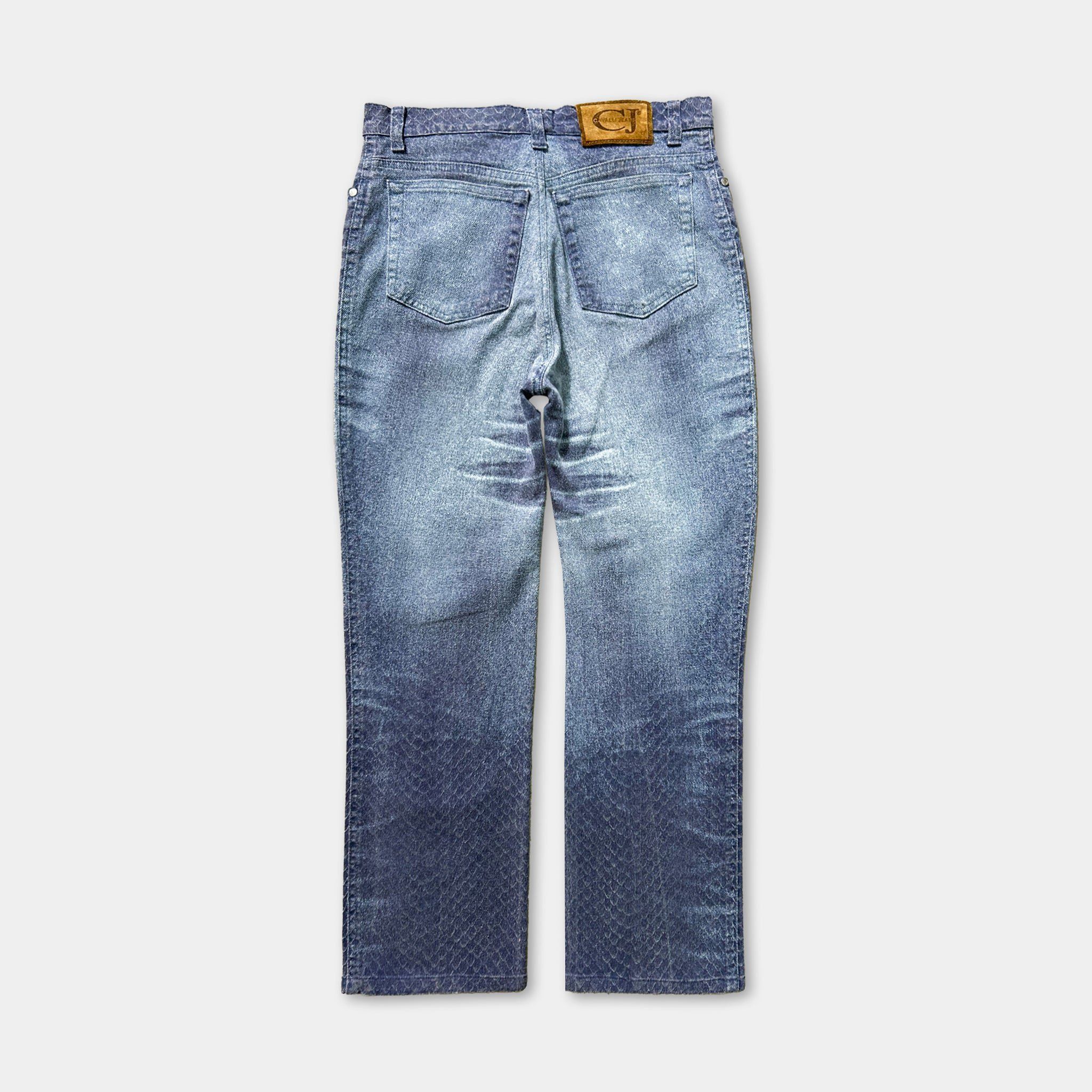 Roberto Cavalli Cavalli Jeans 00's Denim Print Jeans Size US 28 / EU 44 - 4 Thumbnail