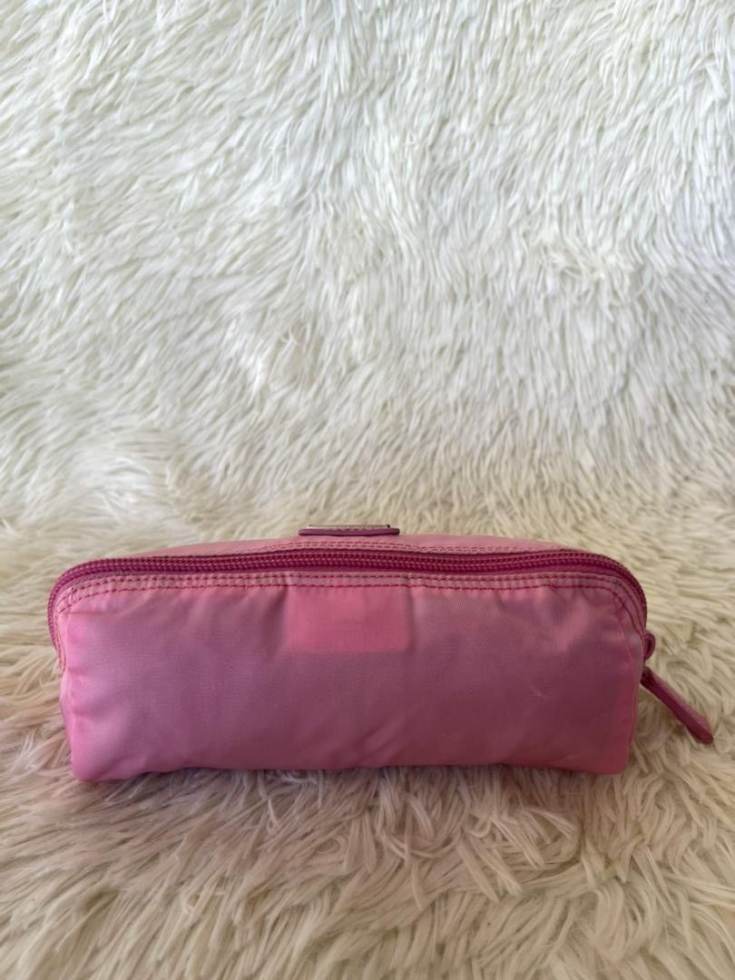 Prada Prada Fuschia Tessuto Nylon Zip Pouch Size ONE SIZE - 6 Thumbnail