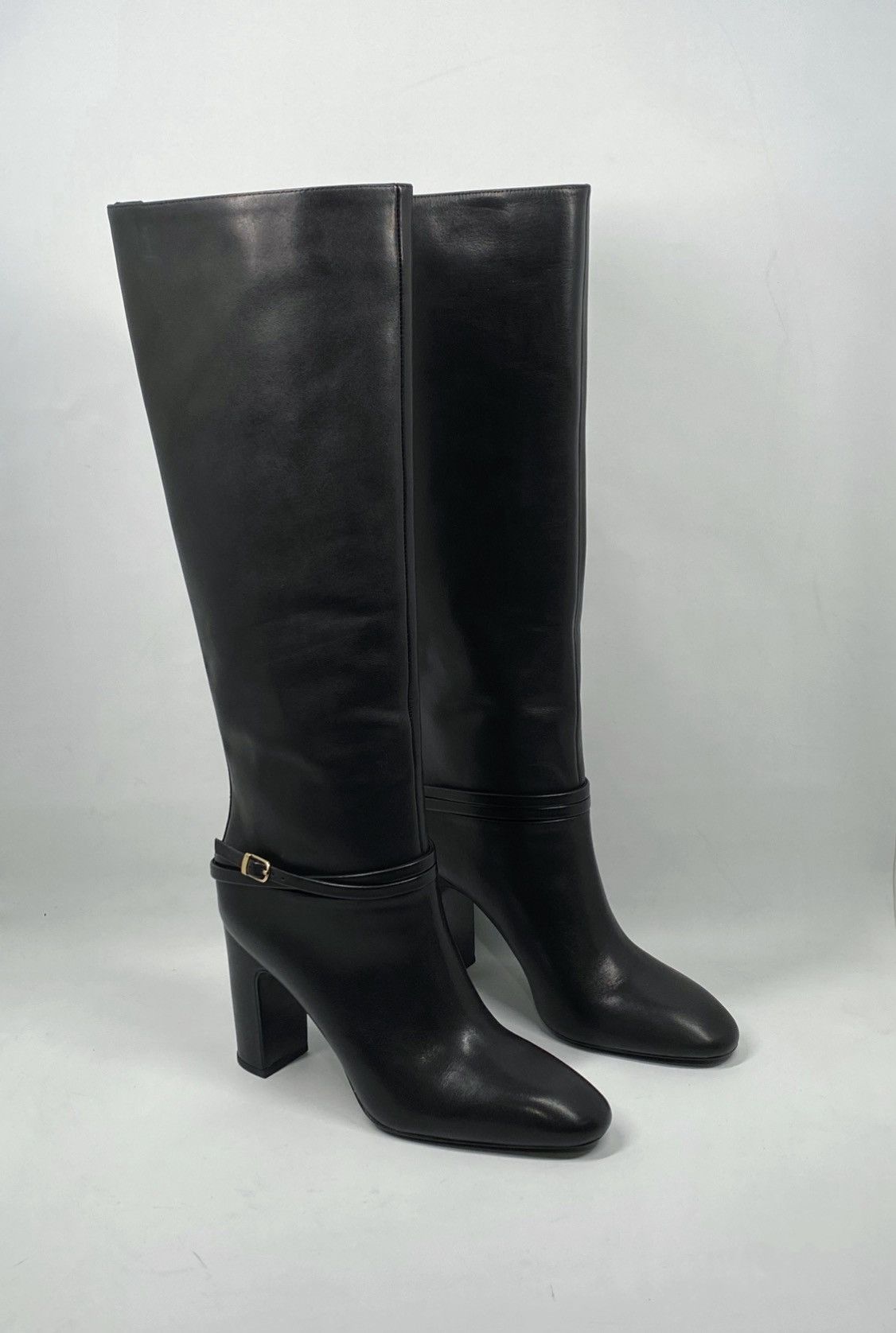 Loeffler Randall Loeffler Randall Solana Leather Buckle Knee Boots size 8.5 Size US 8.5 / IT 38.5 - 2 Thumbnail