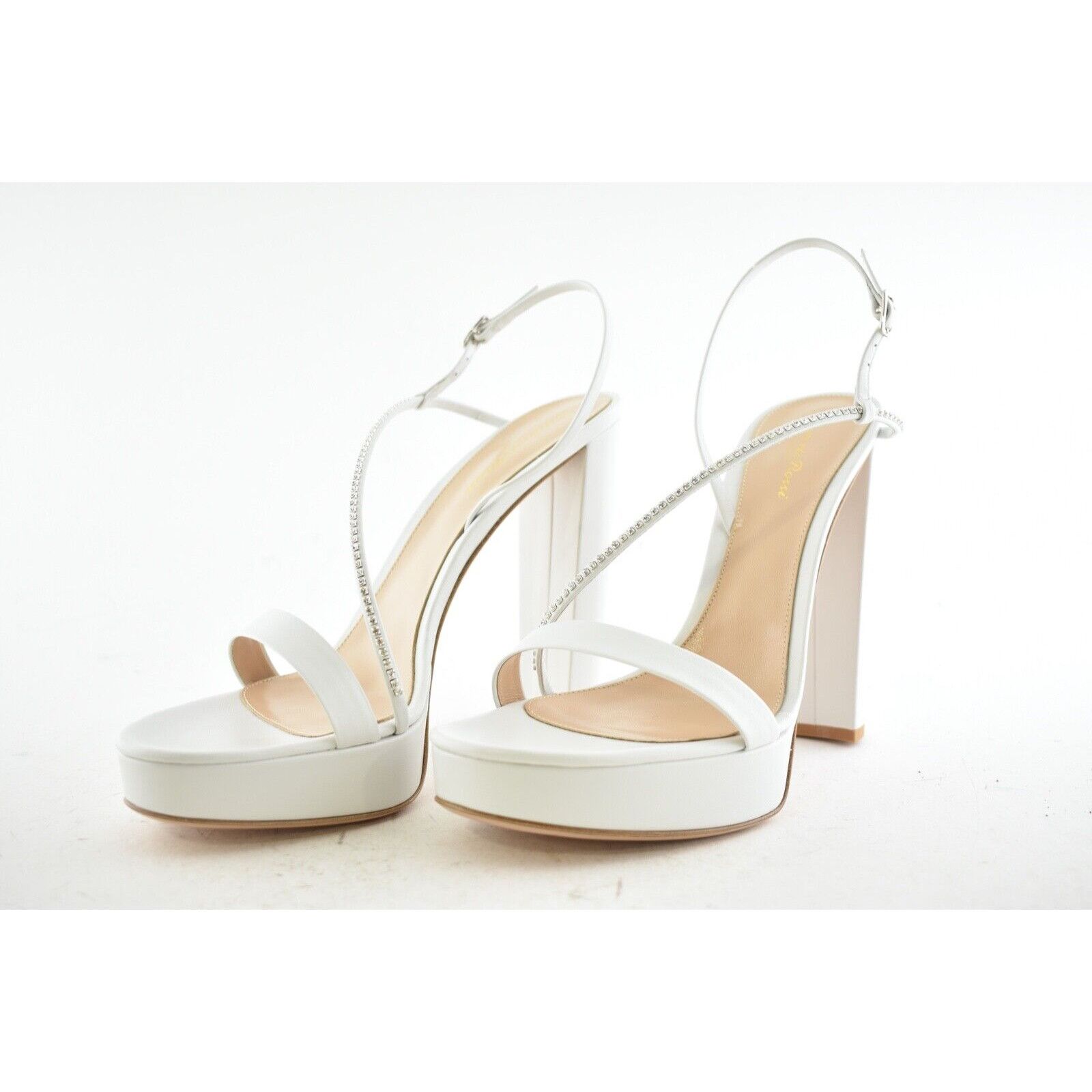 Gianvito Rossi Asymmetric Ankle Strap Platform Sandal Heel Pump 42 Size US 12 / IT 42 - 8 Thumbnail