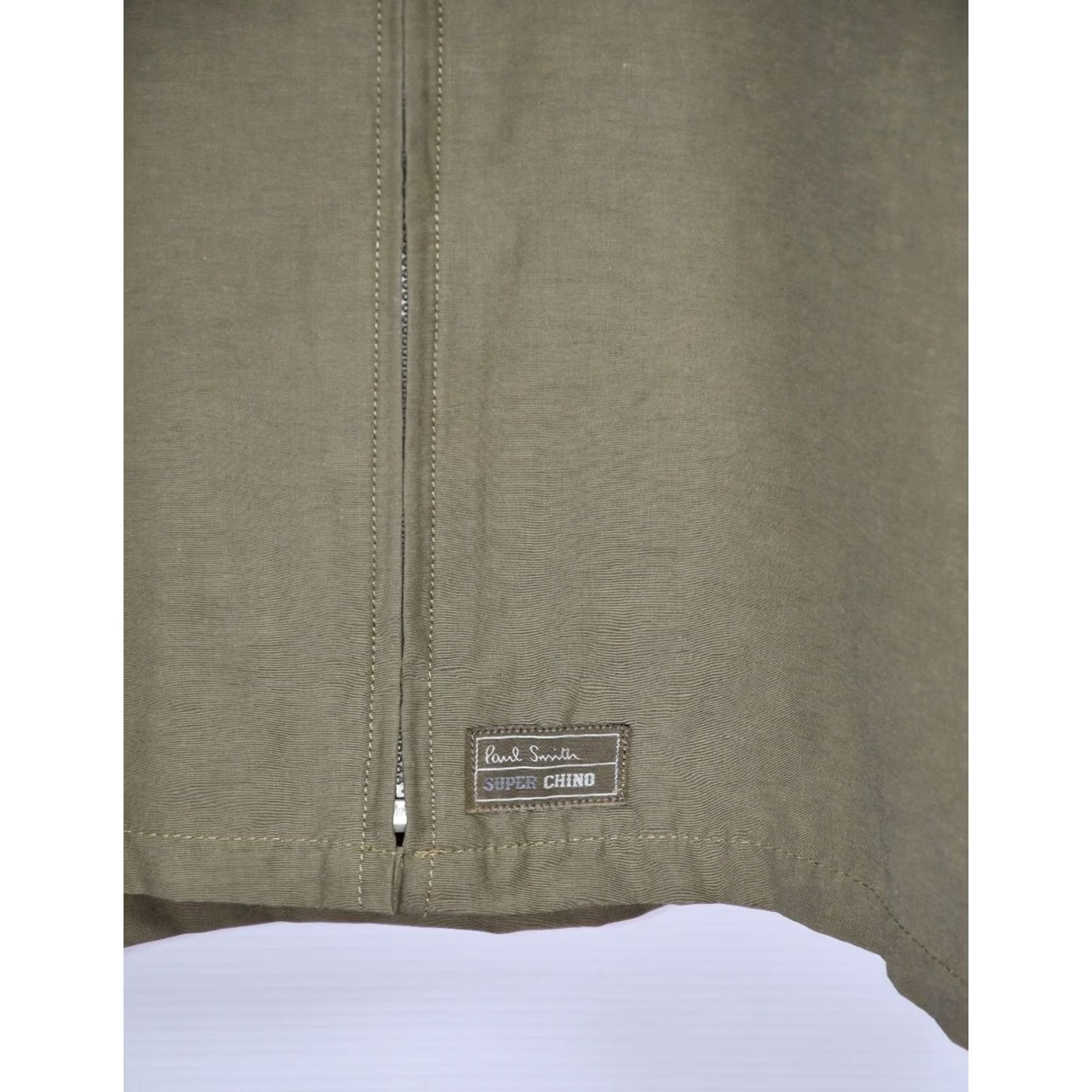 Paul Smith PAUL SMITH Shirt L Khaki 90's Vintage Short Sleeve Button-Up Men Regular Size L Chest 58cm Back Length 73cm Collar 43cm Cotton Nylon Solid Casual Size US L / EU 52-54 / 3 - 4 Thumbnail