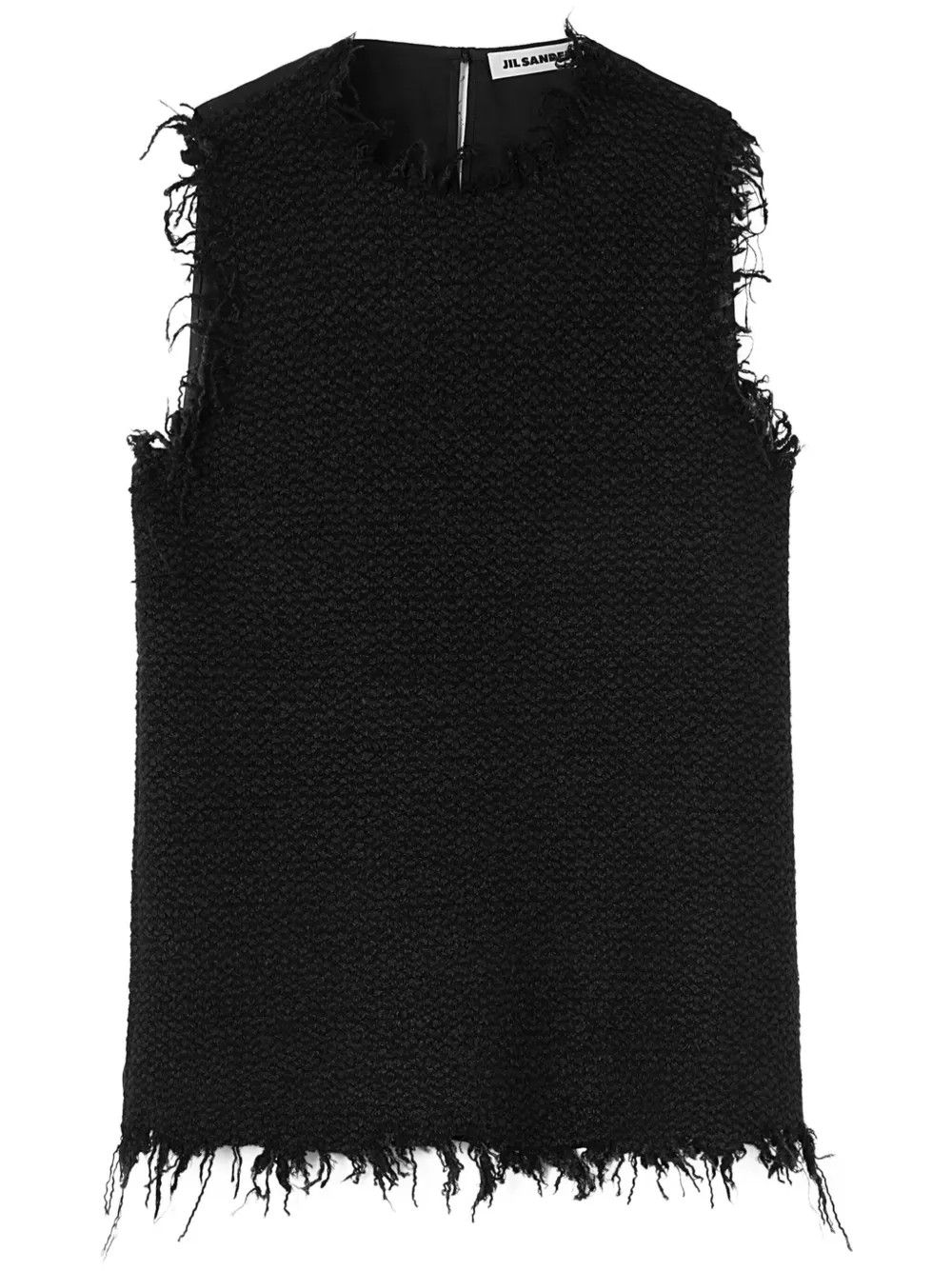 Jil Sander o1y1025 Sleeveless Blouse in Black Size M / US 6-8 / IT 42-44 - 1 Thumbnail