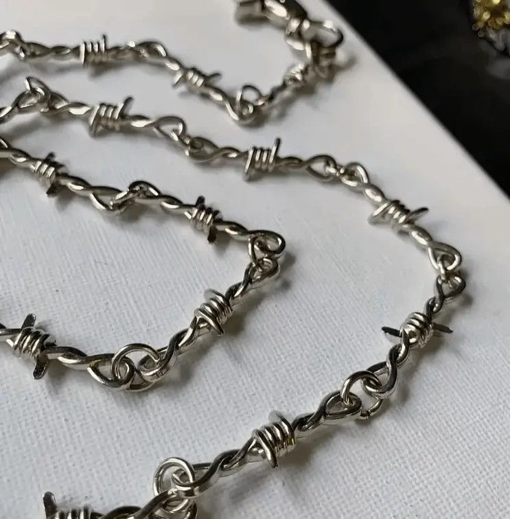 Vintage Vintage Barbed Wire Wallet Chain 22" Size ONE SIZE - 4 Thumbnail