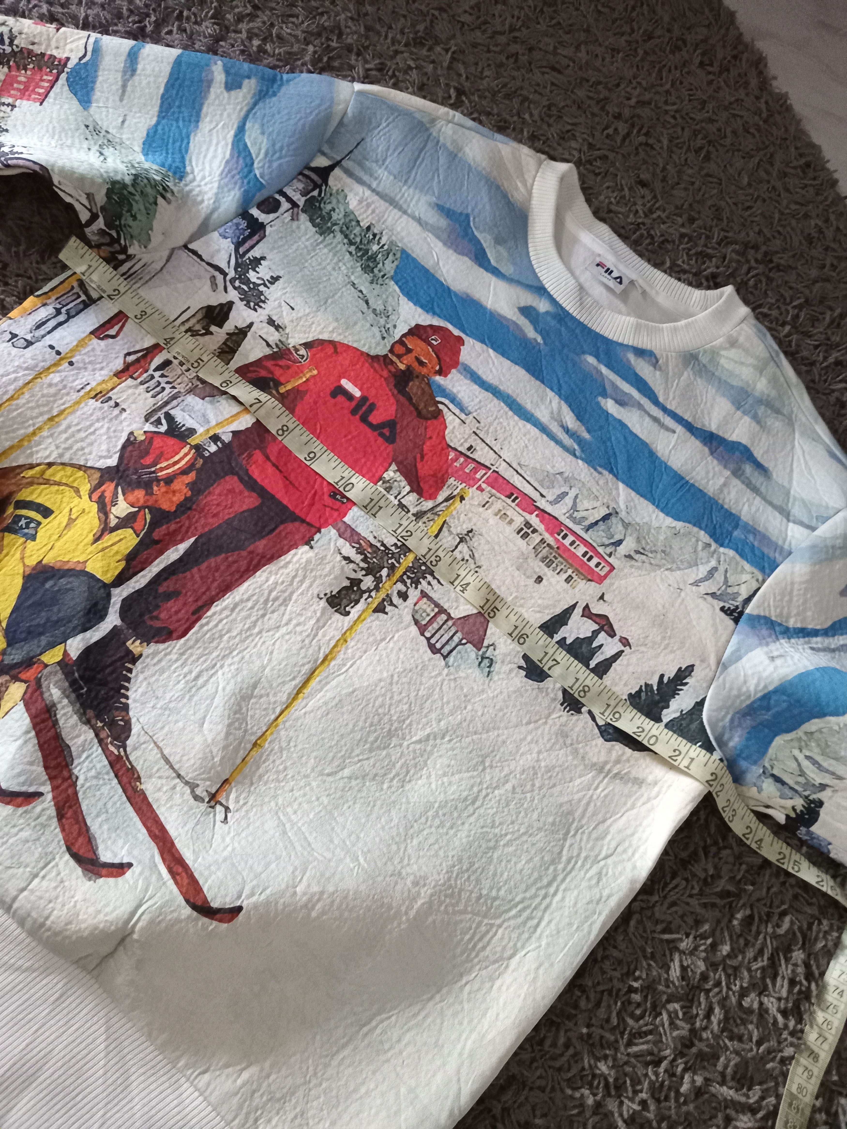 Fila × Vintage Vintage Rare Fila Ski Anniversary Sweatshirt Size US L / EU 52-54 / 3 - 9 Thumbnail