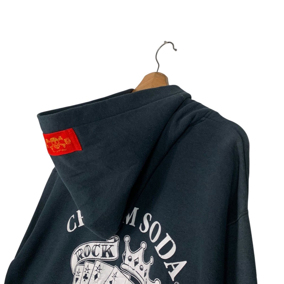 Japanese Brand Japanese Brand Cream Soda Rock n Roll Zipper Hoodie Size US M / EU 48-50 / 2 - 9 Thumbnail