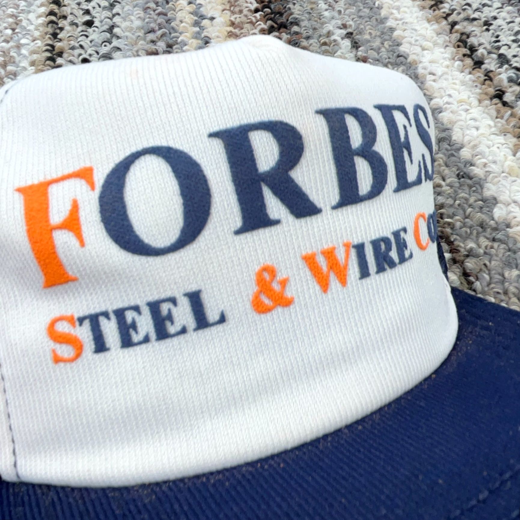 Vintage Vintage Trucker Hat Cap Blue 80s USA JR Advertising Adjustable Men Hank? Size ONE SIZE - 2 Thumbnail