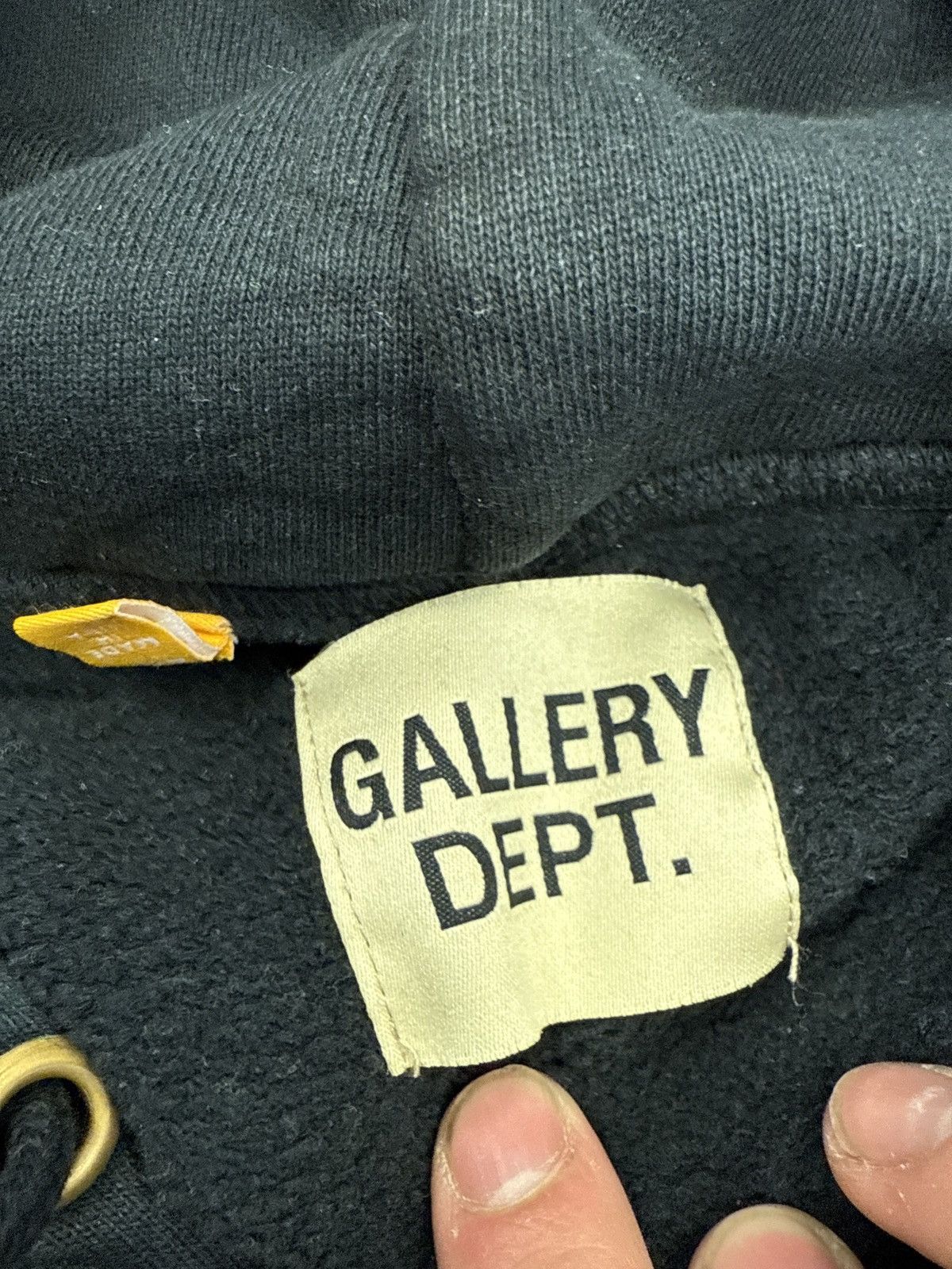 Gallery Dept. Gallery dept flames hooded sweatshirt black 2xl Size US XXL / EU 58 / 5 - 5 Thumbnail