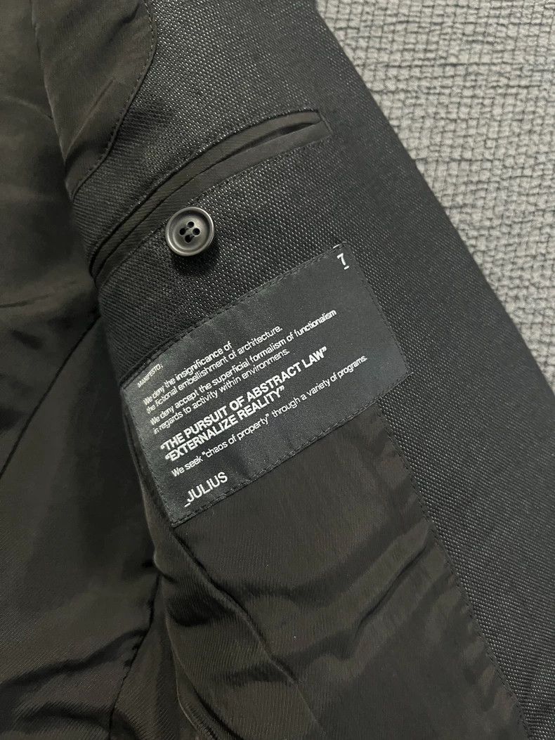 Julius Julius_7 size 1 11FW Single Button Suit 2501-Nextarrow Size 36R - 4 Thumbnail