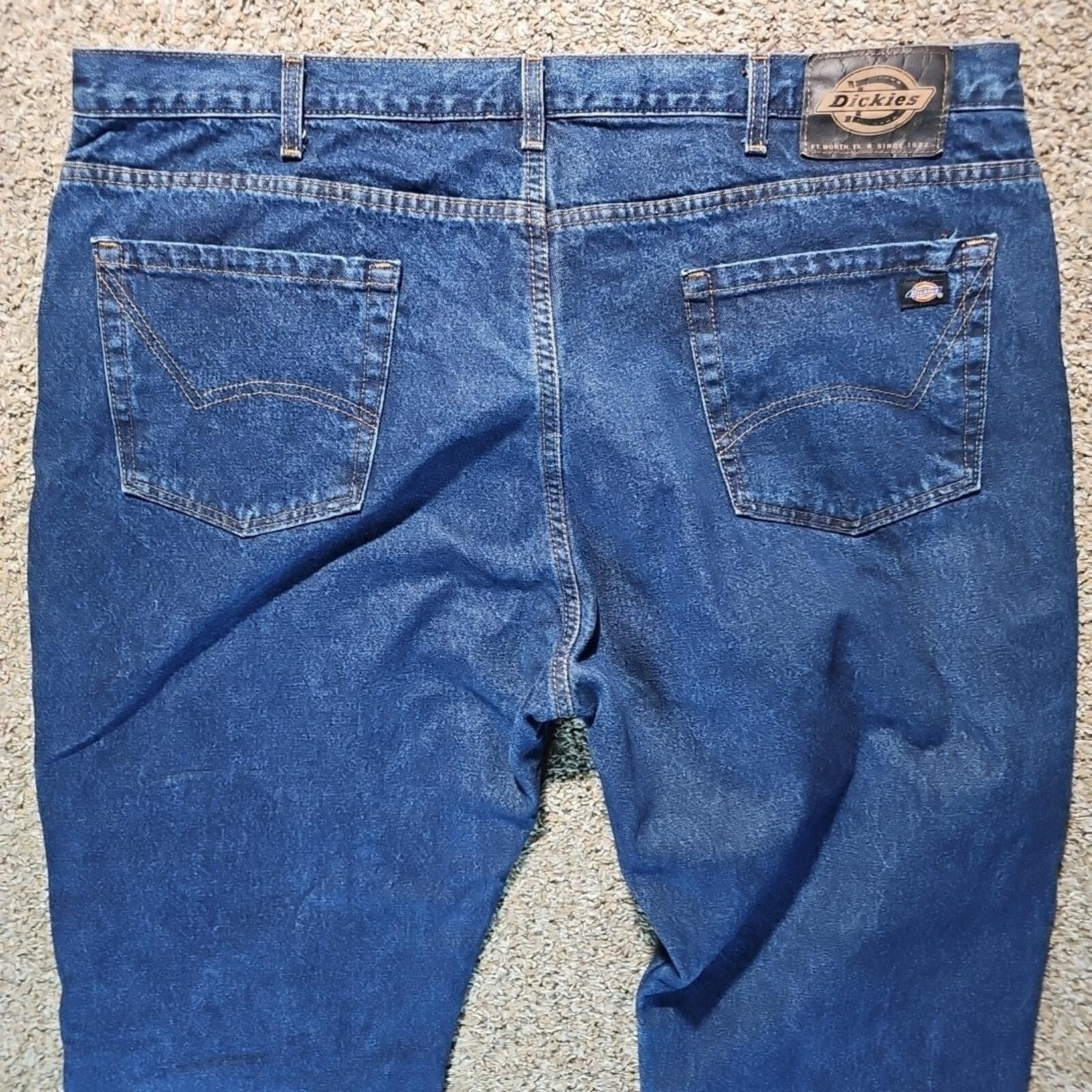 Dickies Dickies Relaxed Flannel Lined 44x 30 Blue Jeans Size US 44 / EU 60 - 6 Thumbnail