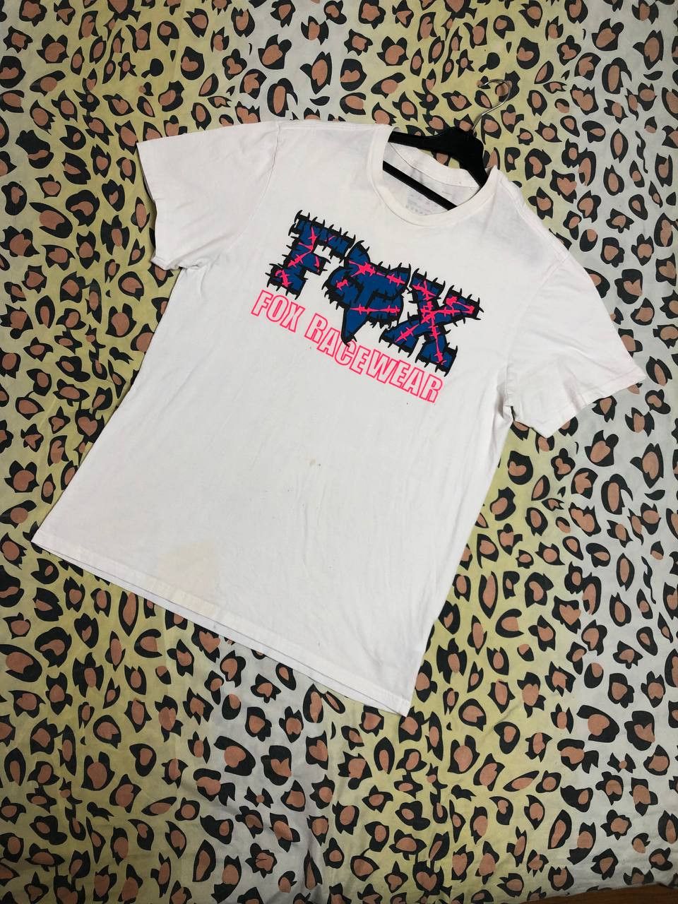 Fox Racing Vintage Fox Racing Spell Out Big Logo T-Shirt Size US L / EU 52-54 / 3 - 1 Thumbnail